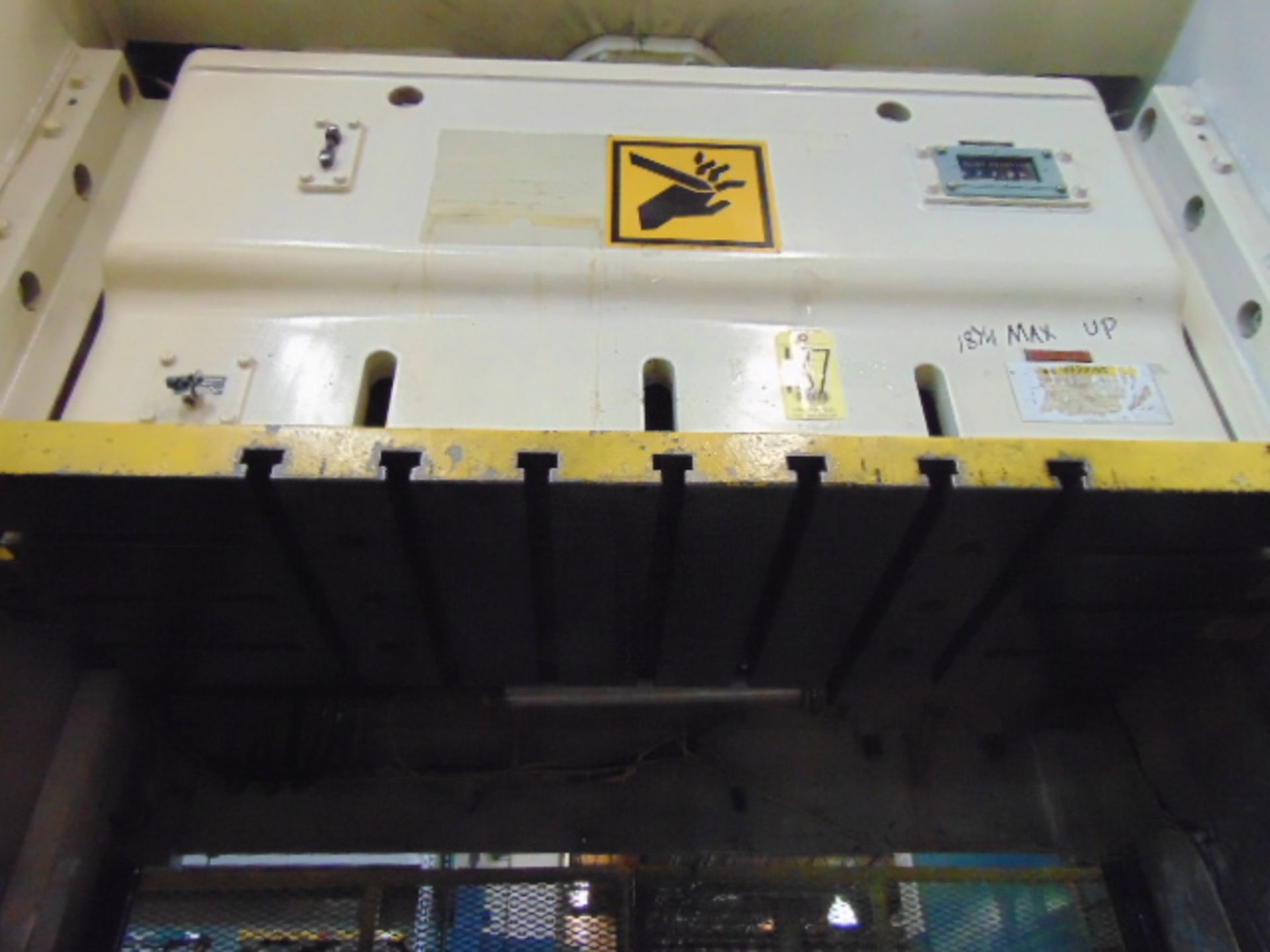 STRAIGHT SIDE DOUBLE CRANK PRESS, KOMATSU 176 T. CAP. MDL. E2W160, new 9/2000, 35-65 SPM, - Image 12 of 13