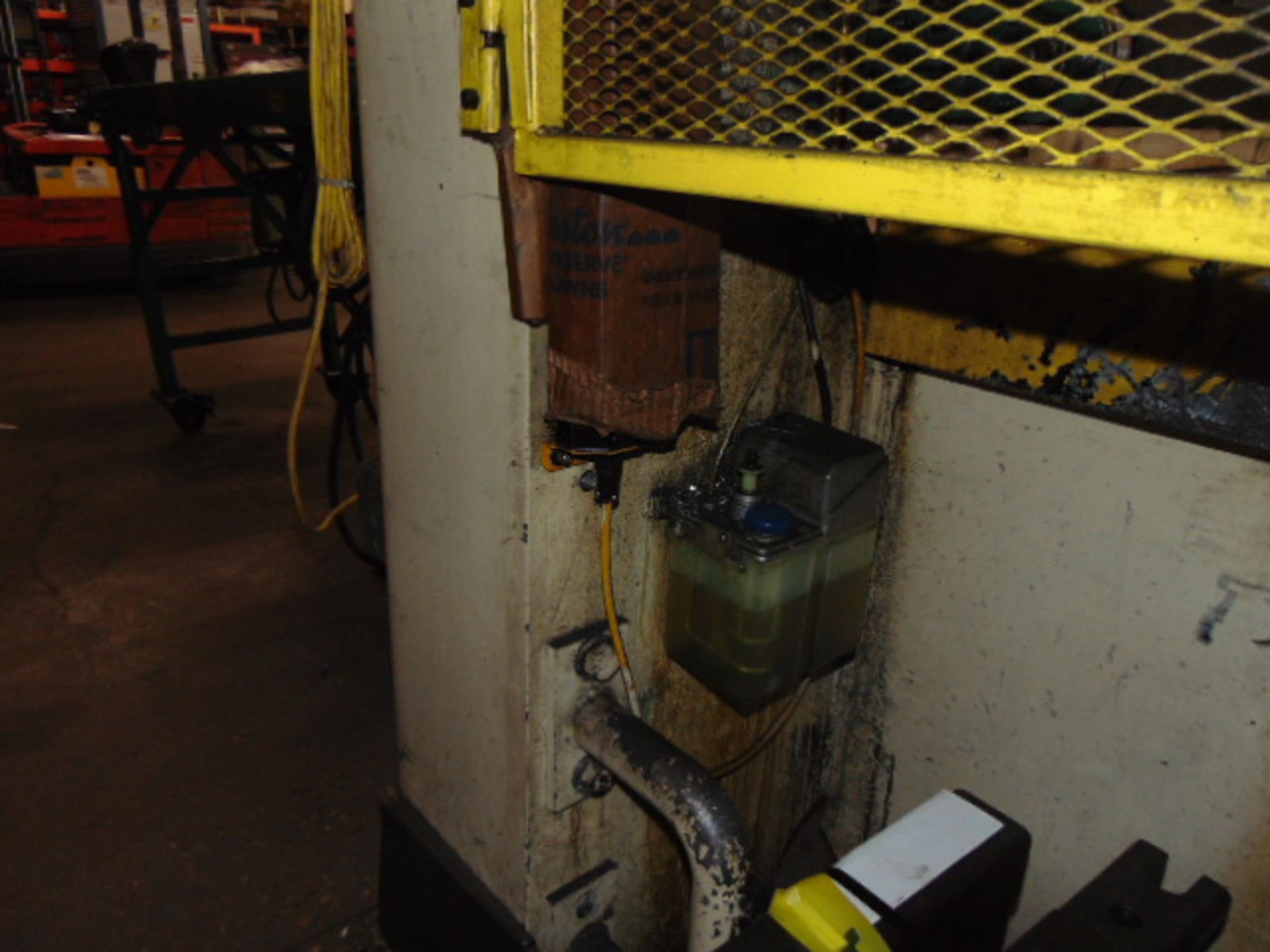 STRAIGHT SIDE DOUBLE CRANK PRESS, KOMATSU 176 T. CAP. MDL. E2W160, new 9/2000, 35-65 SPM, - Image 9 of 13