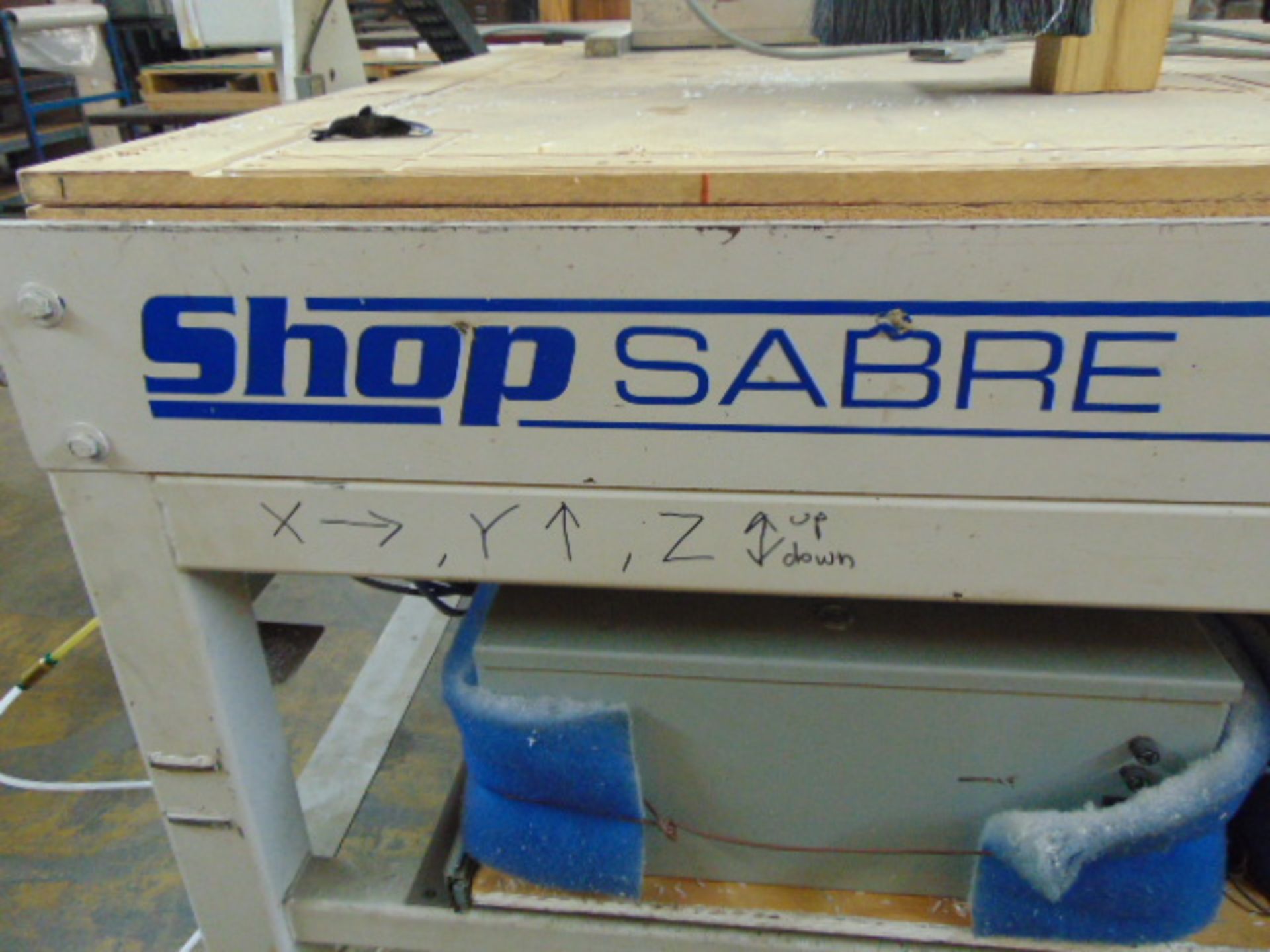 PROGRAMMABLE ROUTER TABLE, SHOP SABRE MDL. 4860 (no computer) - Image 4 of 6