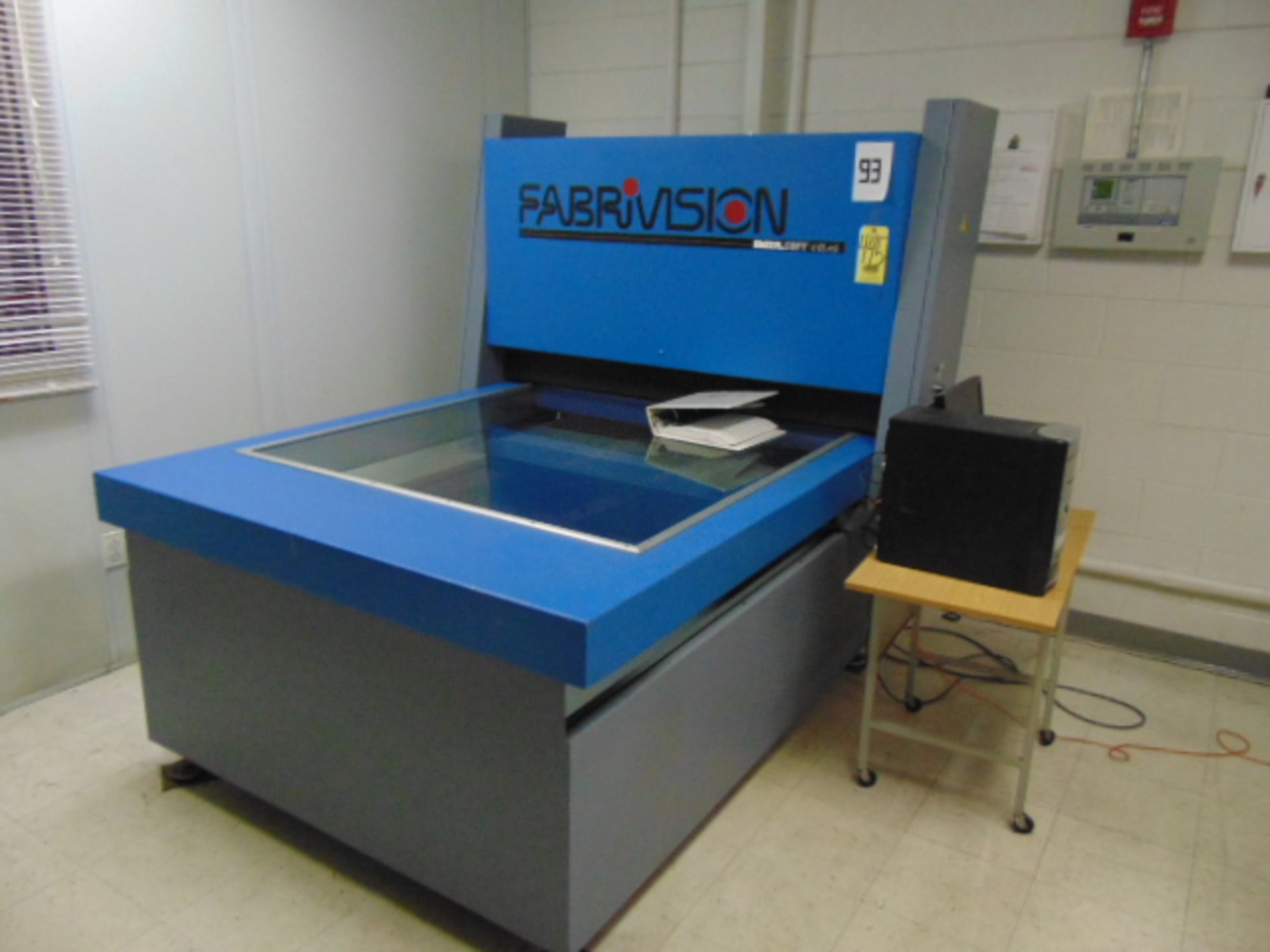 PRECISION PARTS SCANNER, FABRIVISION II 4’ X 4’, new 1997, (2) cameras, computer, S/N 2103