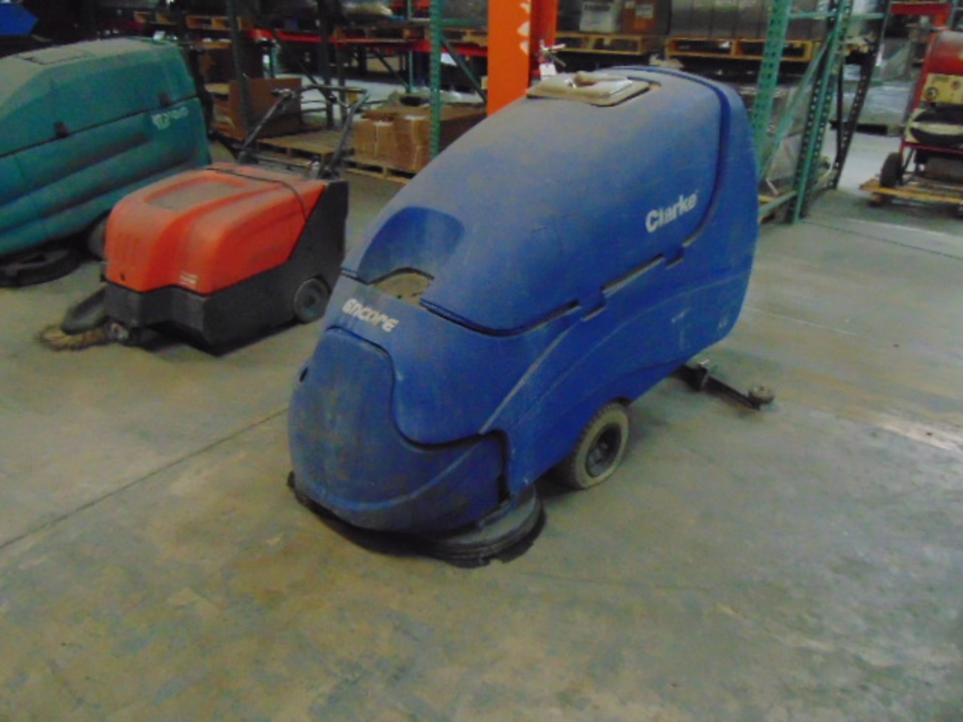 FLOOR SCRUBBER, CLARK ONCORE L28, battery pwrd. (out of service) - Image 2 of 2