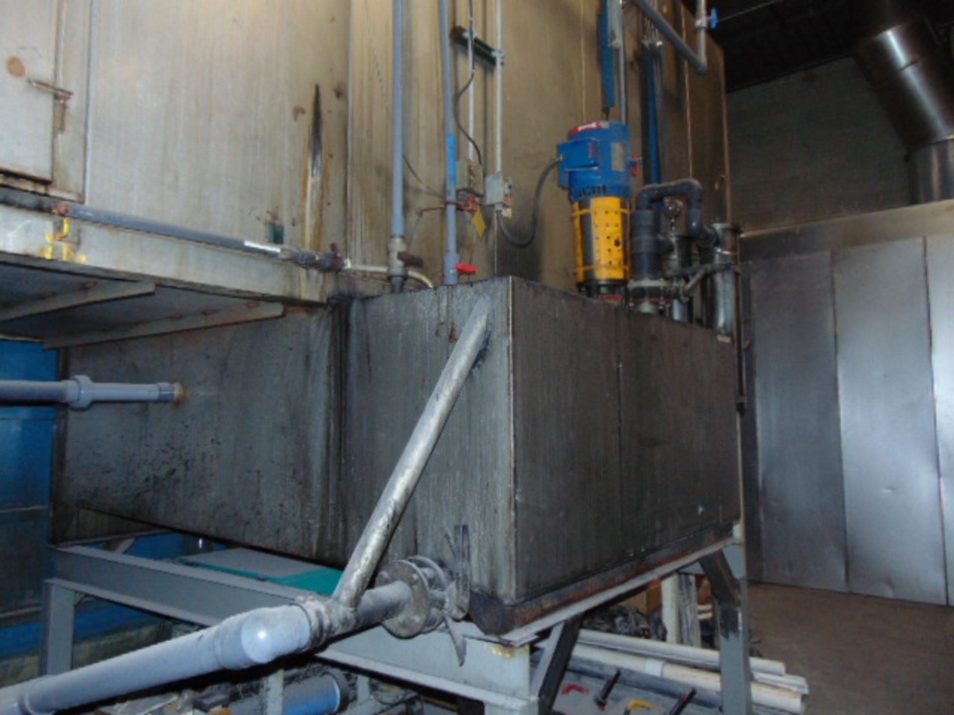 E-COAT FINISHING SYSTEM, CONSISTING OF: Rapid Industries 458 overhead chain conveyor w/24” trolley - Image 15 of 35
