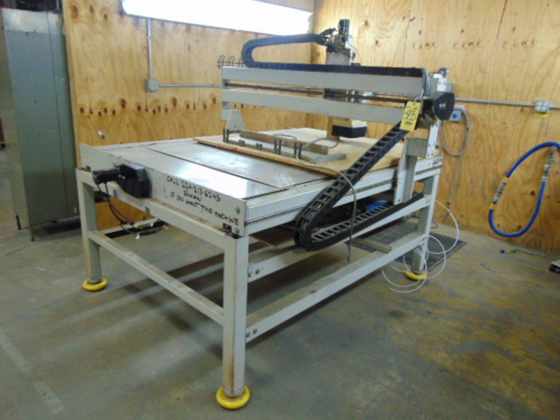 PROGRAMMABLE ROUTER TABLE, SHOP SABRE MDL. 4860 (no computer)