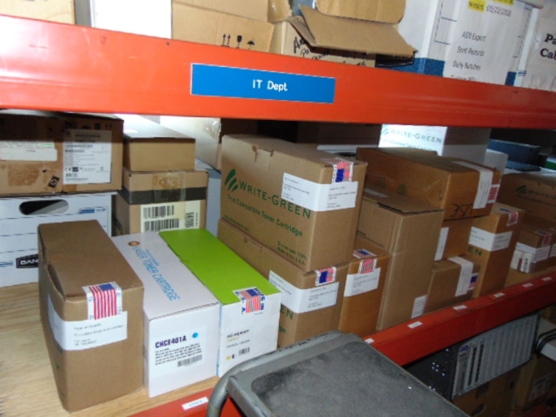 LOT CONTENTS OF MEZZANINE: (9) sections of pallet racking, (13) assorted file cabinets, assorted - Image 23 of 26