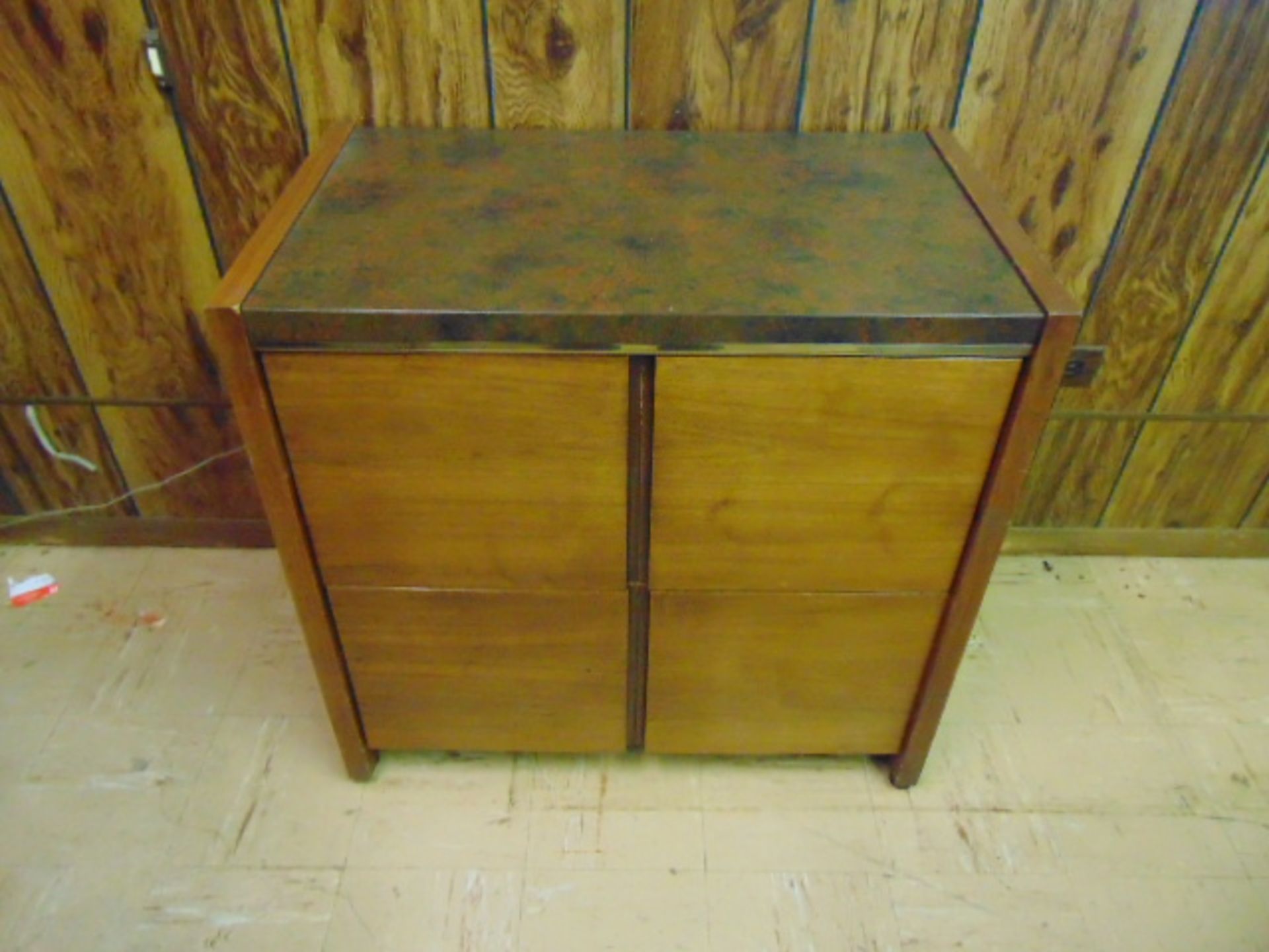 LOT CONSISTING OF: (2) L-shaped desks, (2) file cabinets & (2) chairs - Image 2 of 3