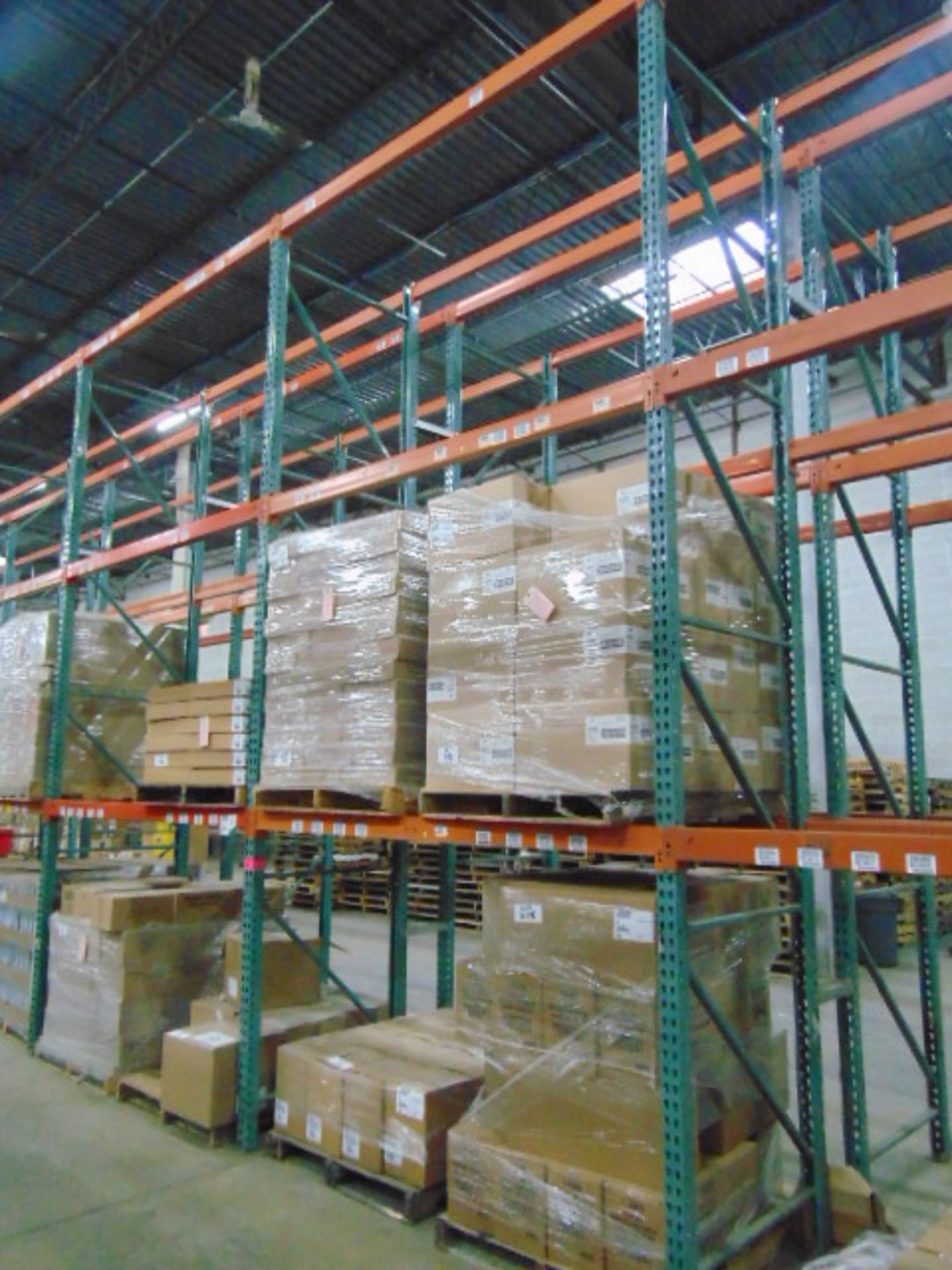 LOT OF PALLET RACK SECTIONS (42), 16' ht. x 92"W. x 42" dp. - Image 3 of 3