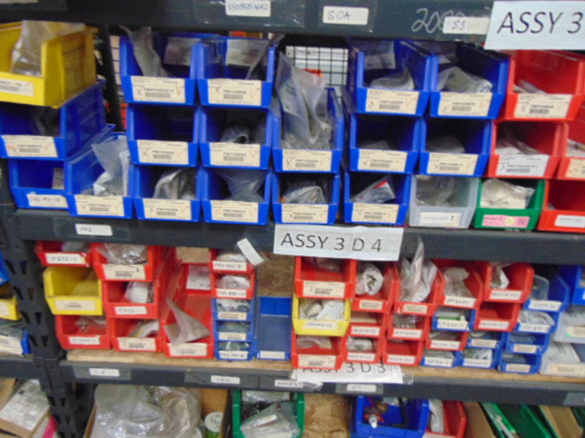 LOT CONSISTING OF: assorted fasteners, plastic bags & misc., w/ (7) assorted racks - Image 7 of 14