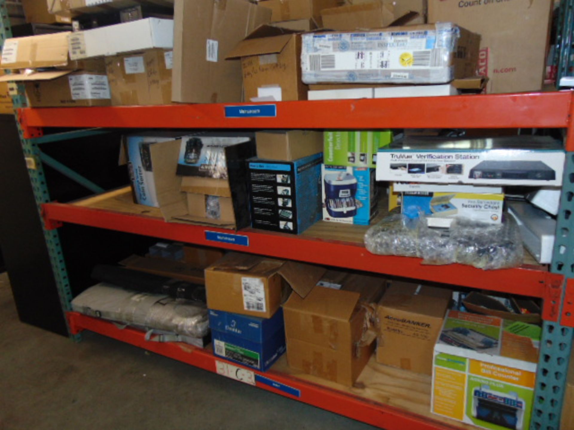 LOT CONTENTS OF MEZZANINE: (9) sections of pallet racking, (13) assorted file cabinets, assorted - Image 12 of 26