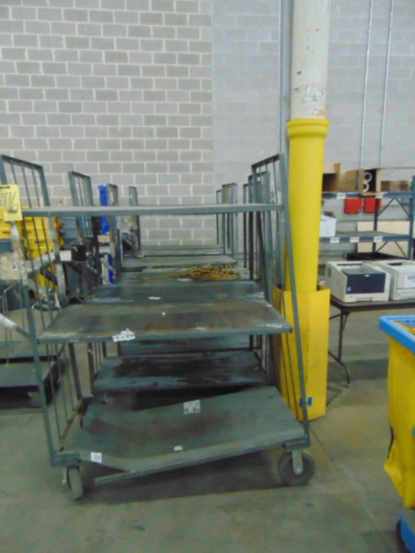 LOT OF 3-TIER CARTS (6) (Located at Block & Company, Inc. 150 Hastings Drive, Buffalo Grove, IL 6008