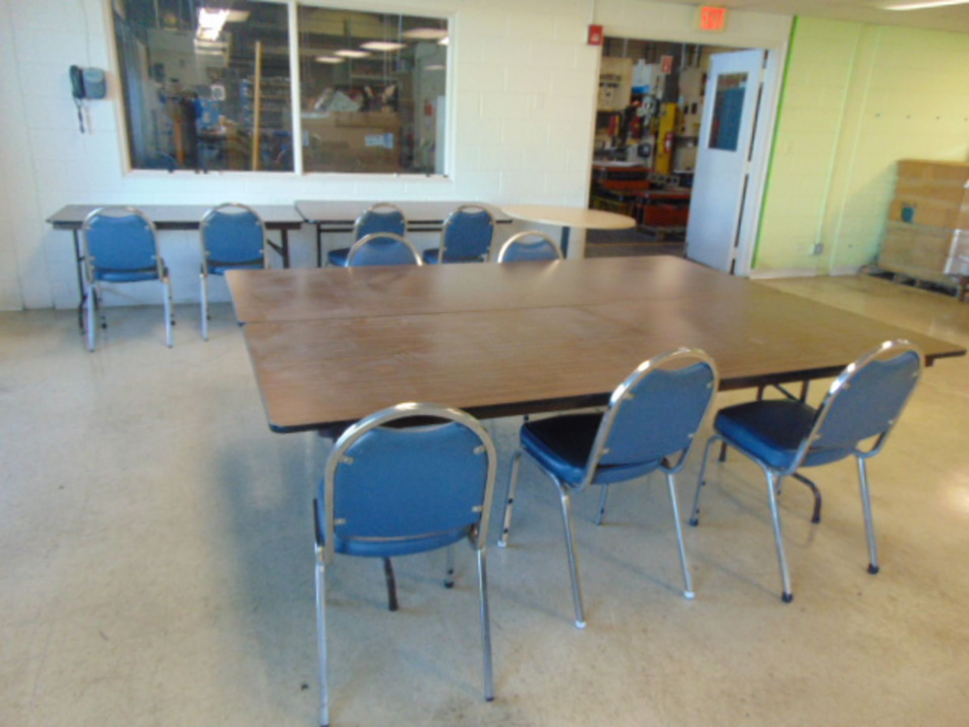 LOT CONSISTING OF: (11) folding leg tables & (27) chairs - Image 2 of 2