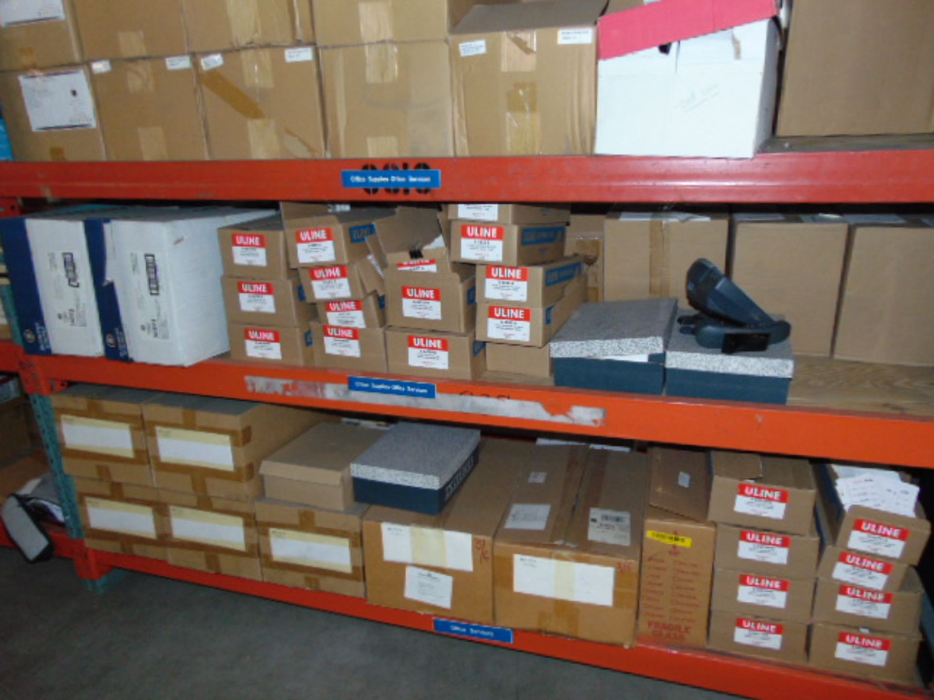 LOT CONTENTS OF MEZZANINE: (9) sections of pallet racking, (13) assorted file cabinets, assorted - Image 10 of 26