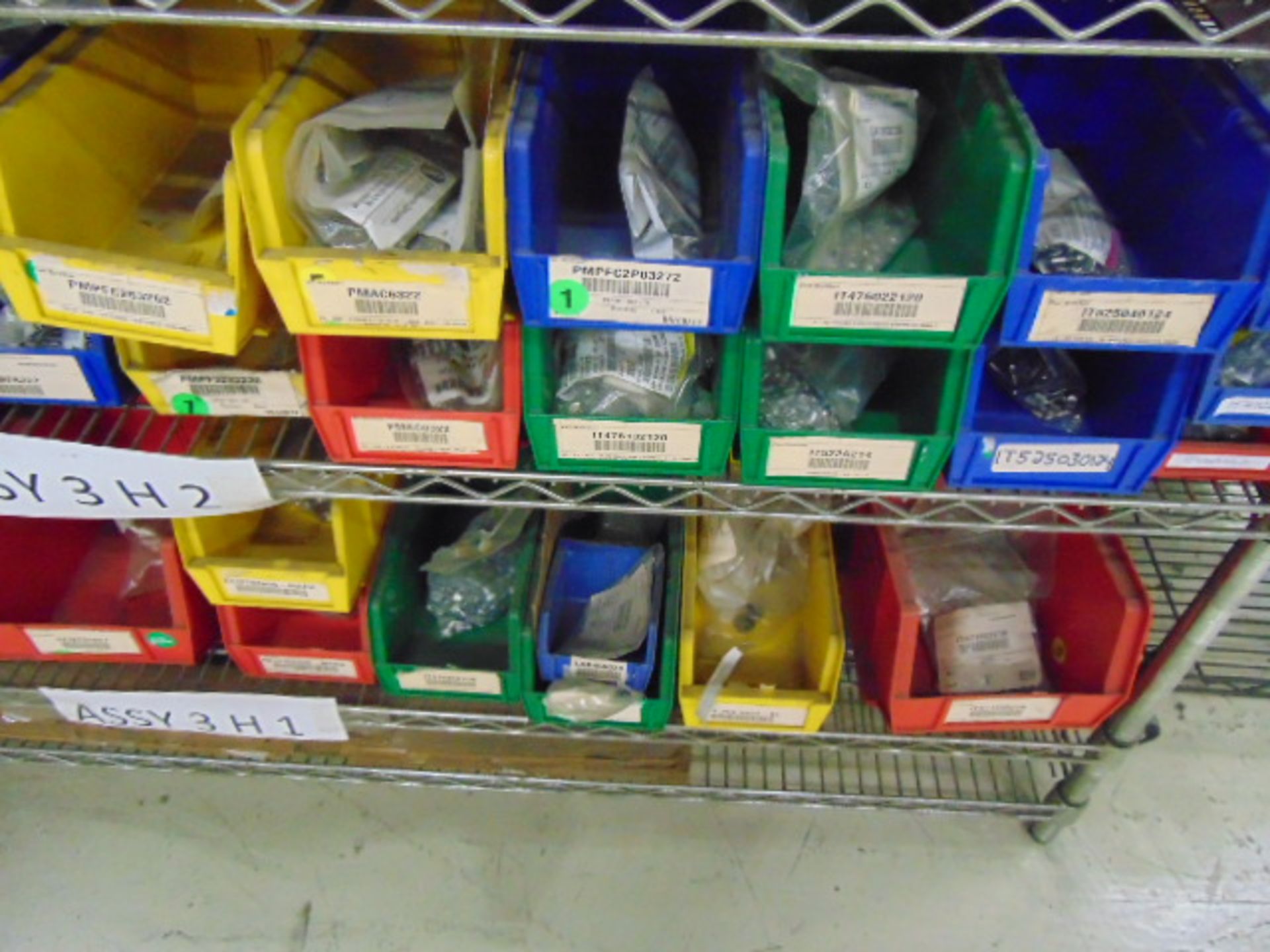 LOT OF FASTENERS, w/ (5) wire racks, assorted - Image 7 of 12