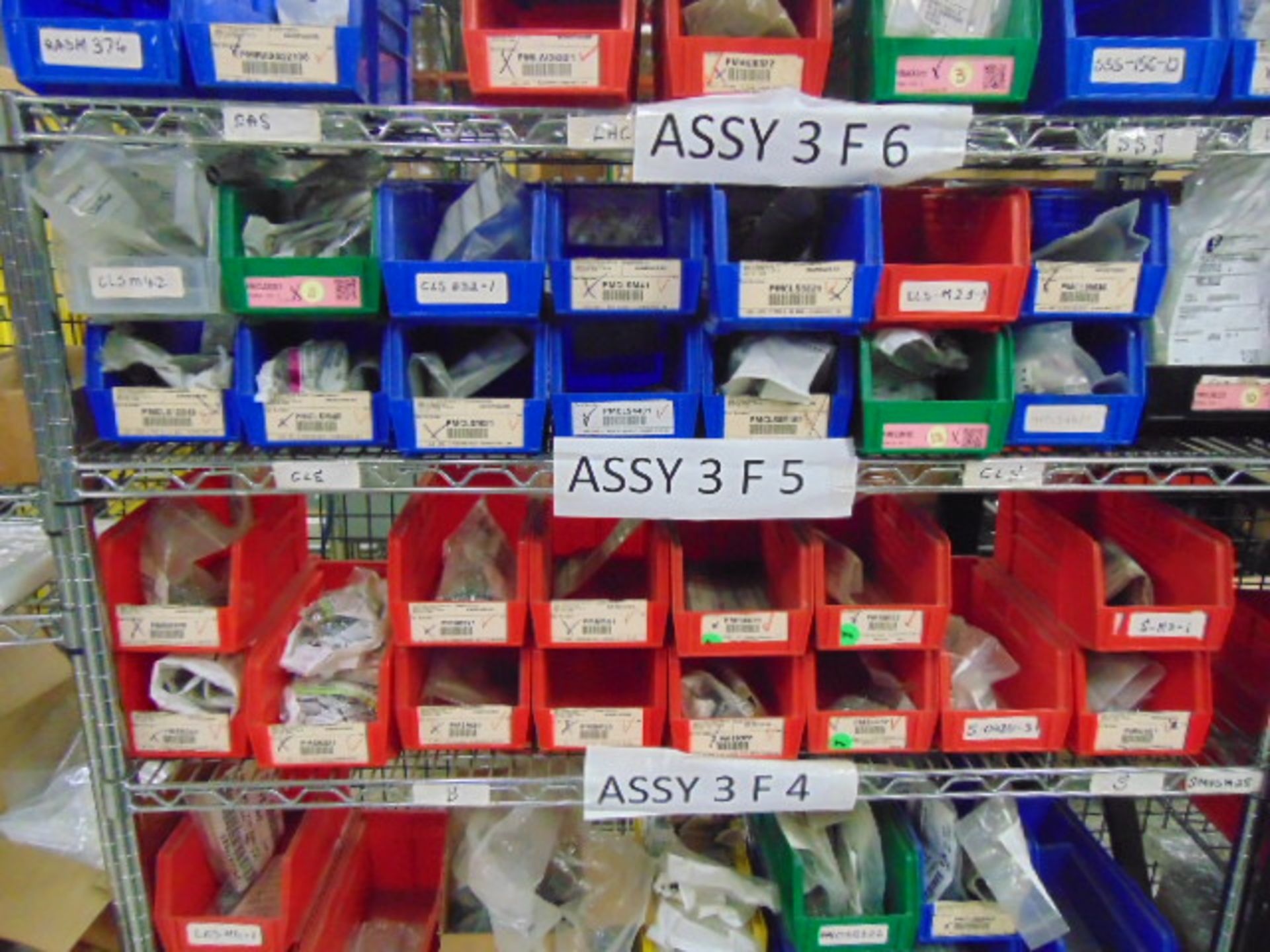LOT CONSISTING OF: assorted fasteners, plastic bags & misc., w/ (7) assorted racks - Image 2 of 14