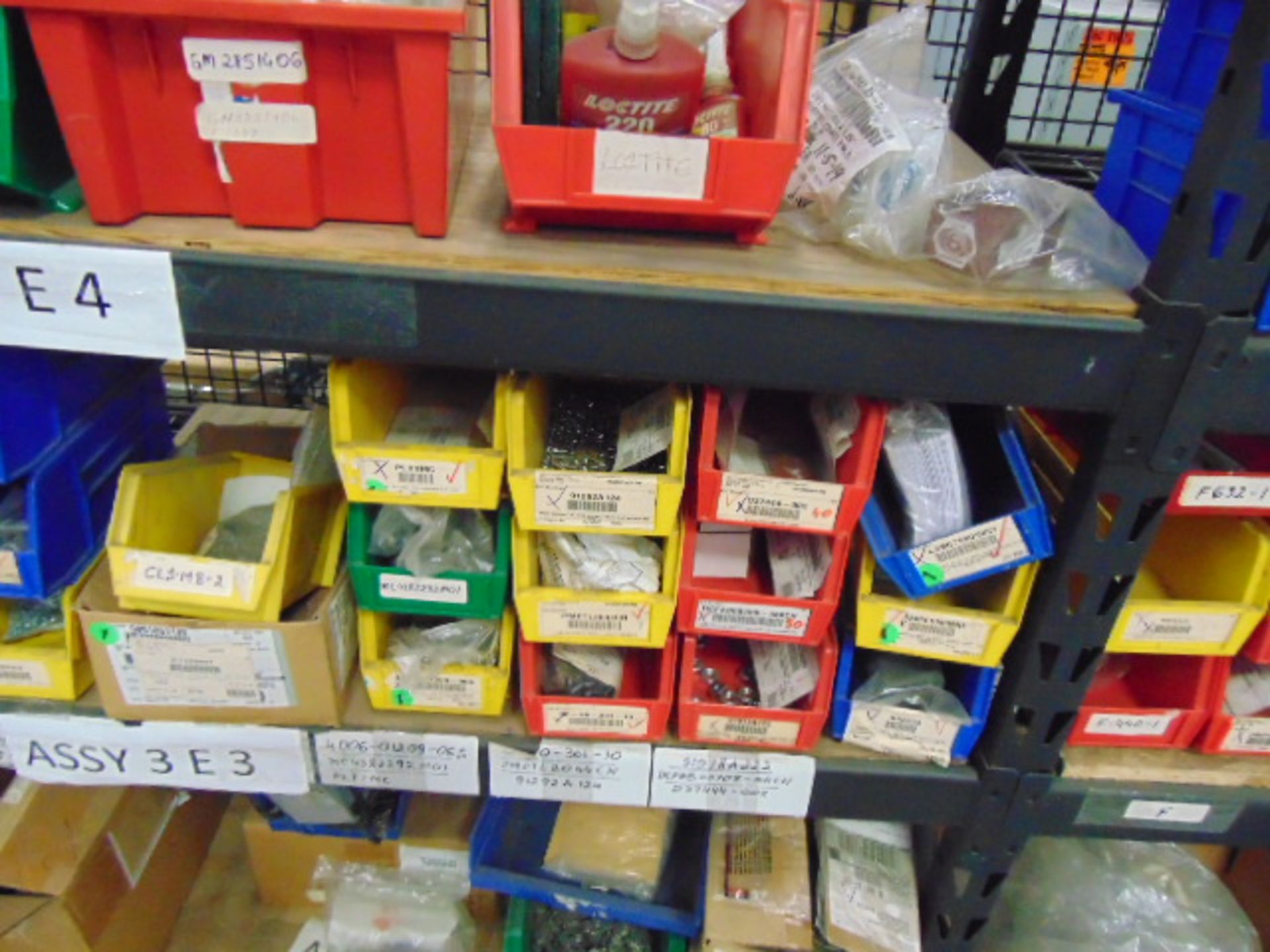 LOT CONSISTING OF: assorted fasteners, plastic bags & misc., w/ (7) assorted racks - Image 5 of 14