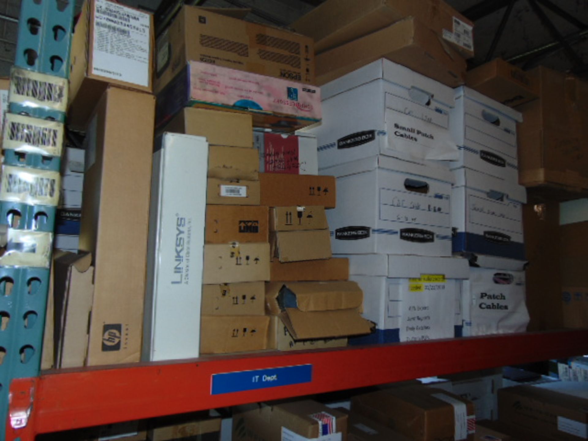 LOT CONTENTS OF MEZZANINE: (9) sections of pallet racking, (13) assorted file cabinets, assorted - Image 22 of 26