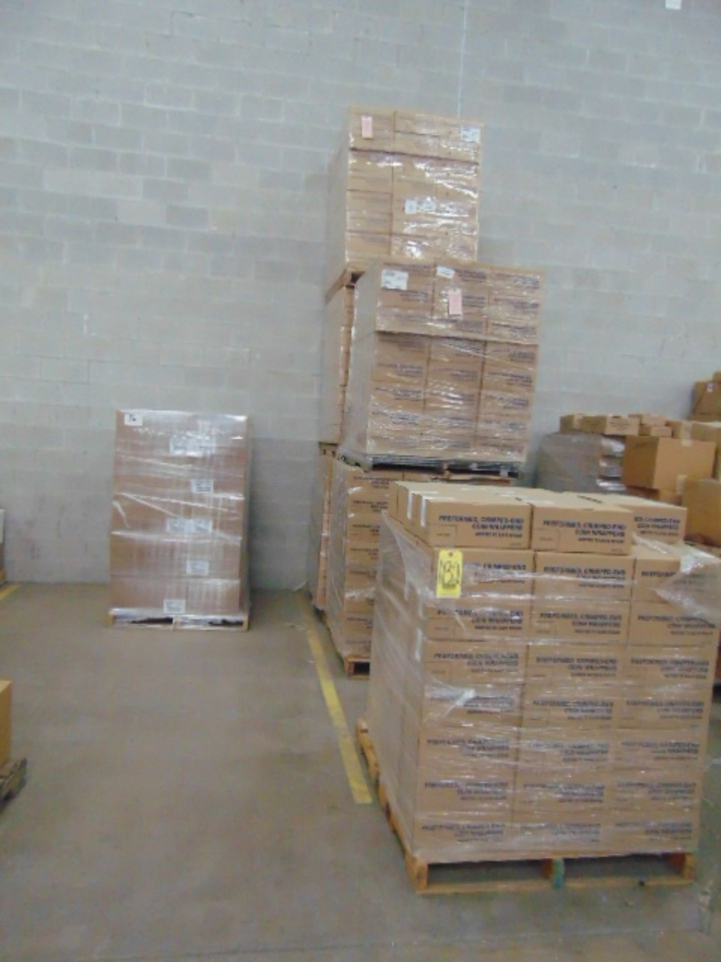 LOT OF COIN WRAPPERS, assorted (on four pallets)