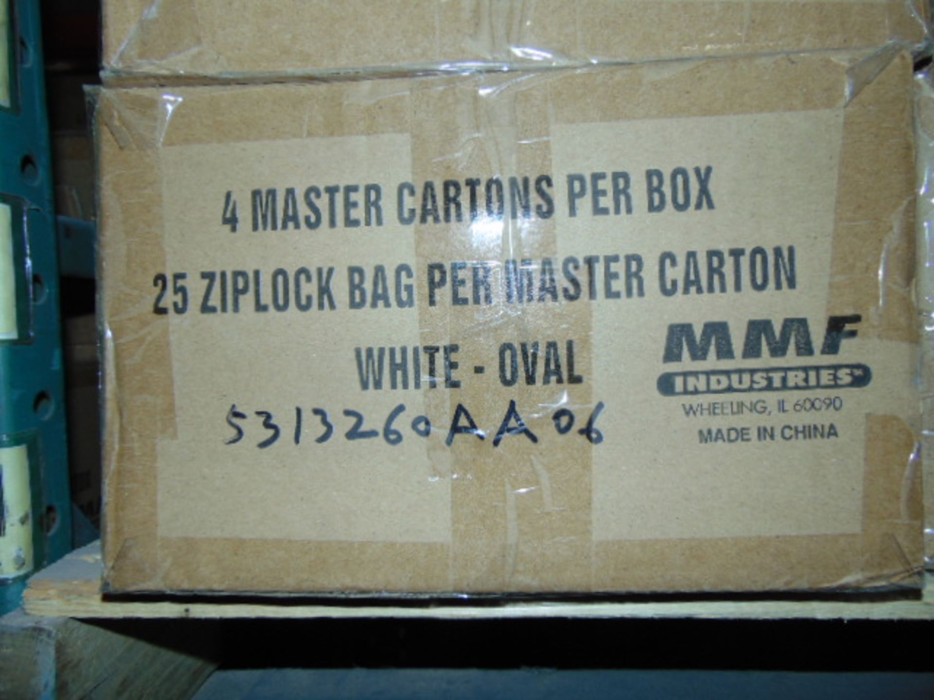 LOT CONTENTS OF PALLET RACKING SECTIONS (23) : steel parts, 3 x 5 followers, plastic hooks, - Image 20 of 43
