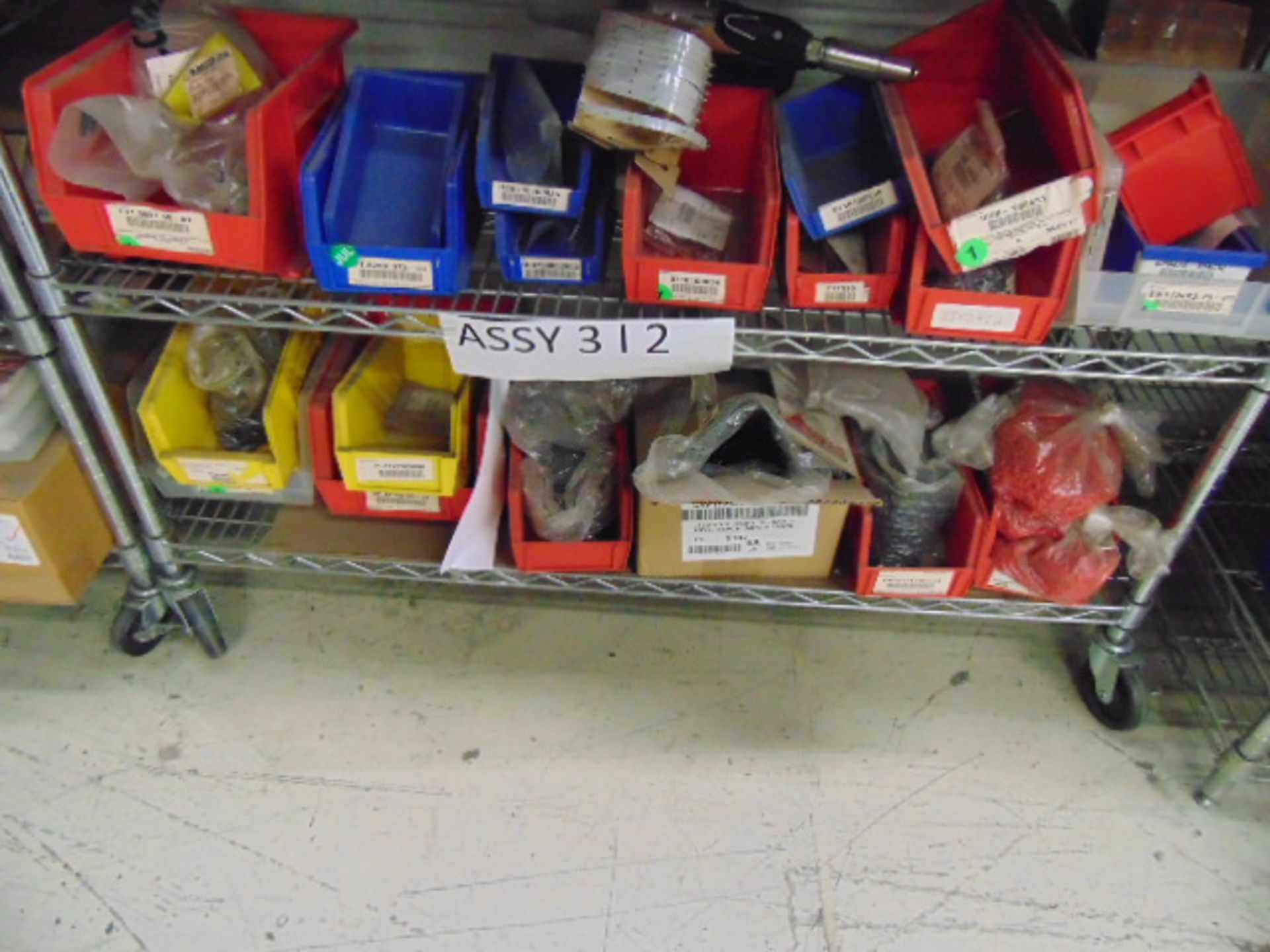 LOT OF FASTENERS, w/ (5) wire racks, assorted - Image 11 of 12