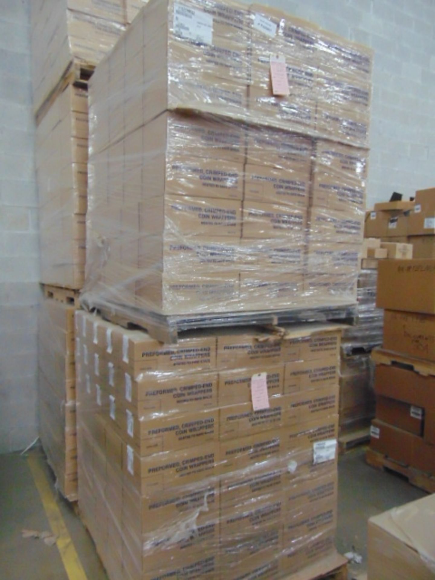 LOT OF COIN WRAPPERS, assorted (on four pallets) - Image 3 of 6