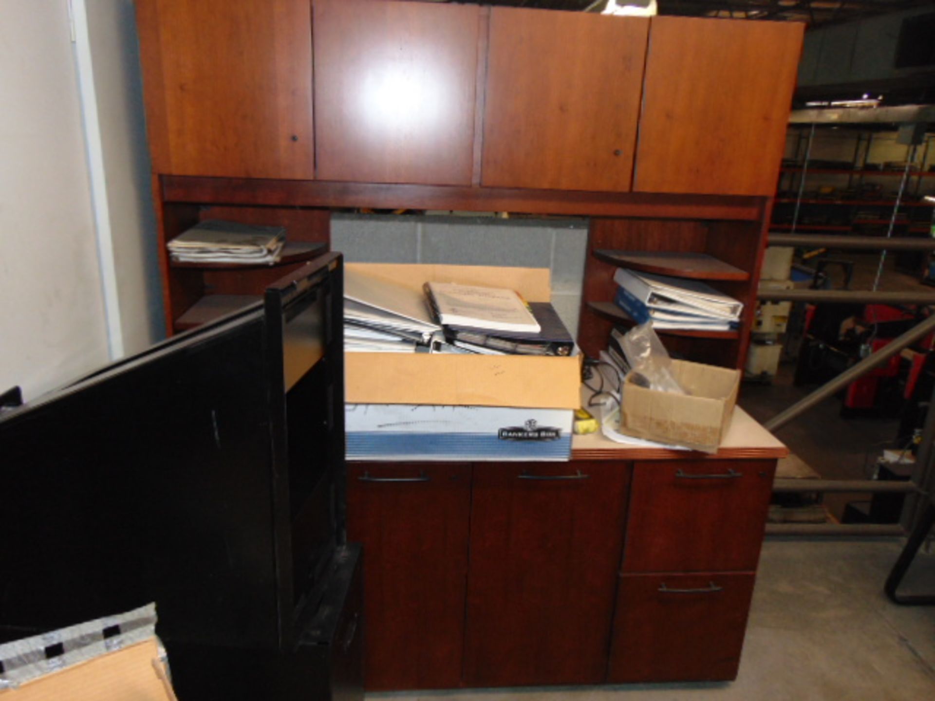 LOT CONTENTS OF MEZZANINE: (9) sections of pallet racking, (13) assorted file cabinets, assorted - Image 16 of 26