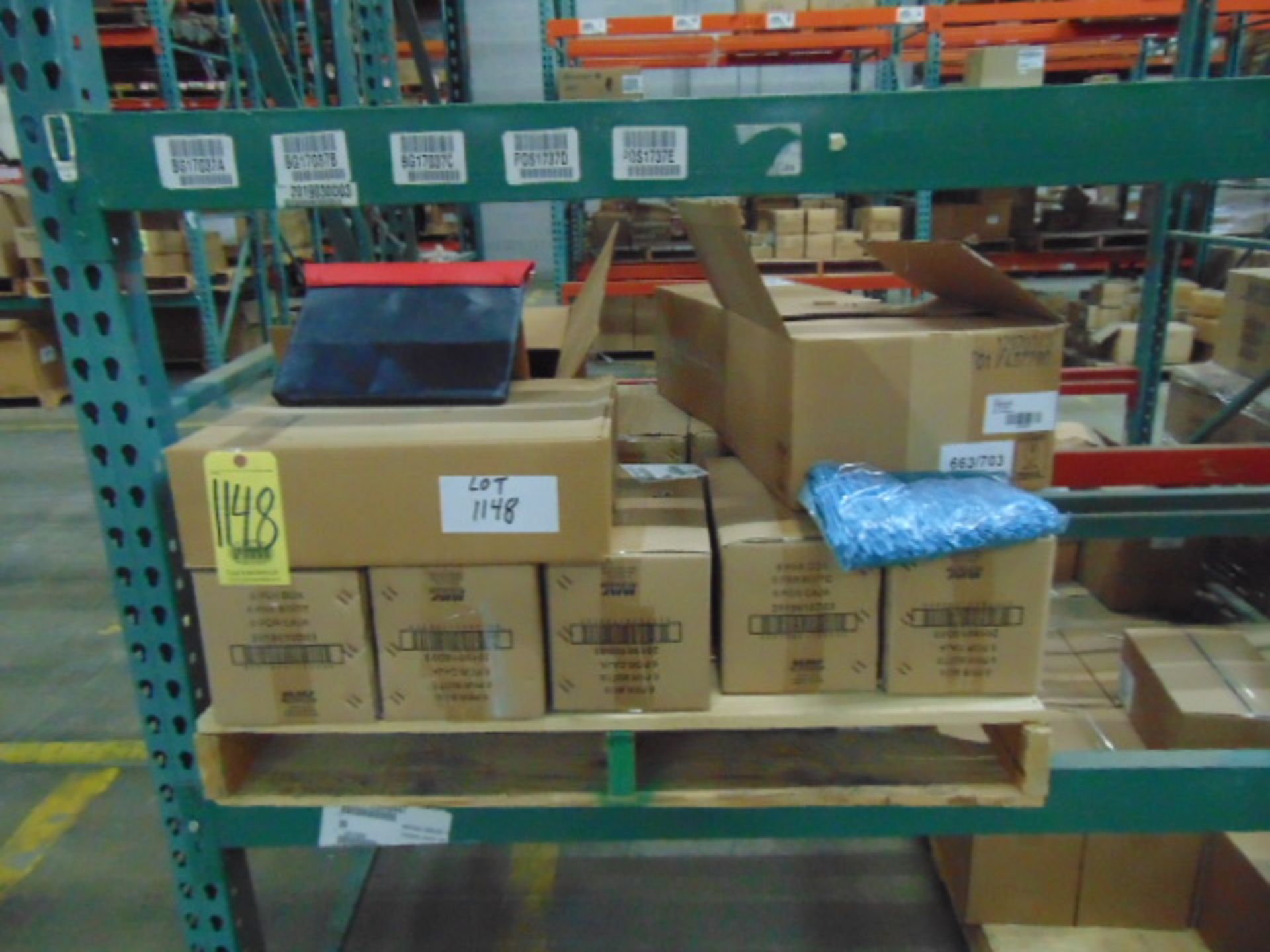 LOT CONSISTING OF: key cabinets, money wrappers, bookends, fraud stopper bags, thermal rolls (on