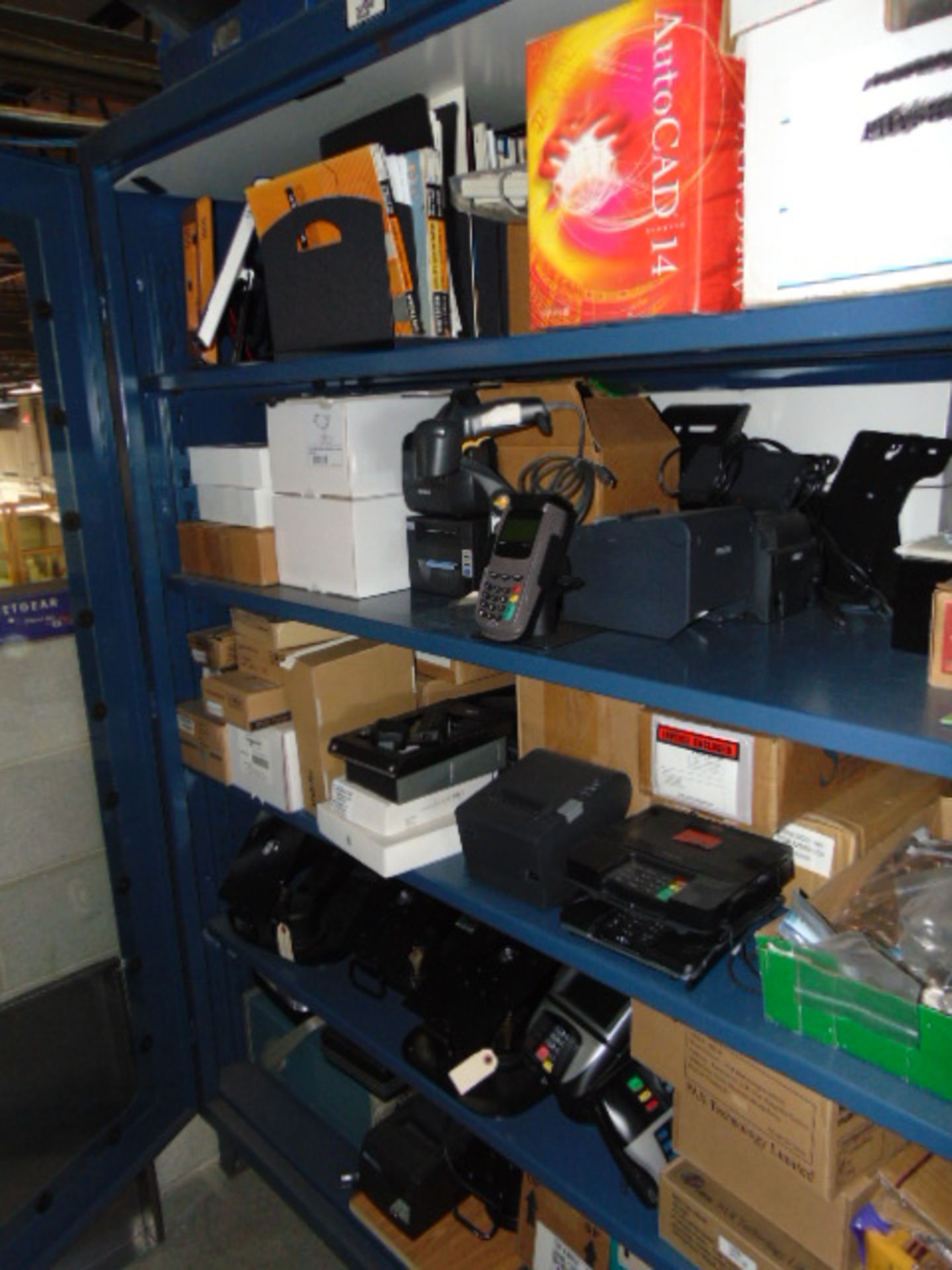 LOT CONTENTS OF MEZZANINE: (9) sections of pallet racking, (13) assorted file cabinets, assorted - Image 8 of 26