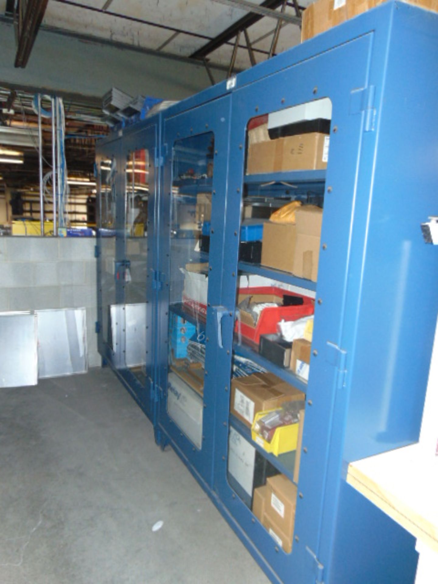LOT CONTENTS OF MEZZANINE: (9) sections of pallet racking, (13) assorted file cabinets, assorted - Image 7 of 26