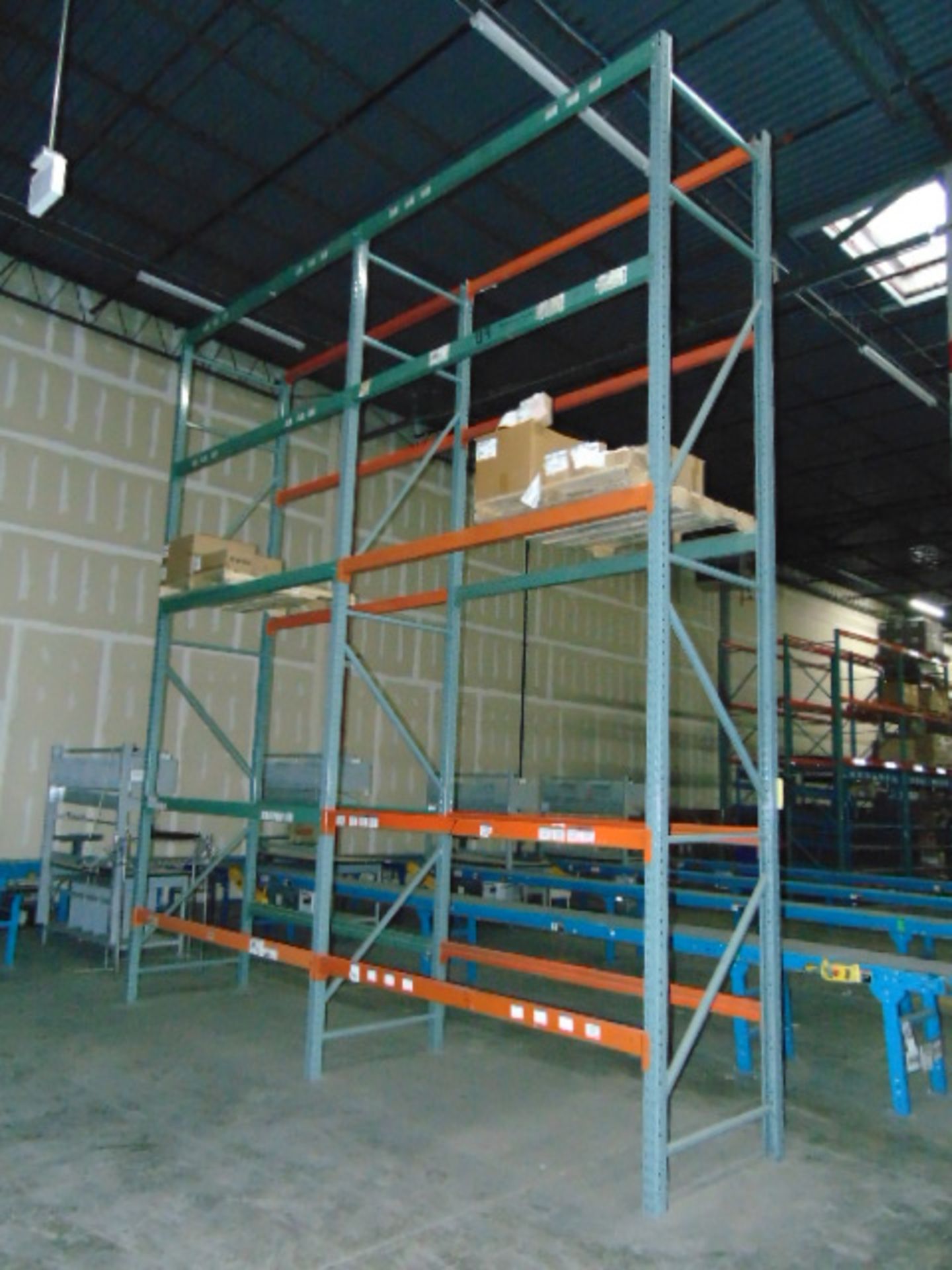 LOT OF PALLET RACK SECTIONS (4), assorted - Image 2 of 2