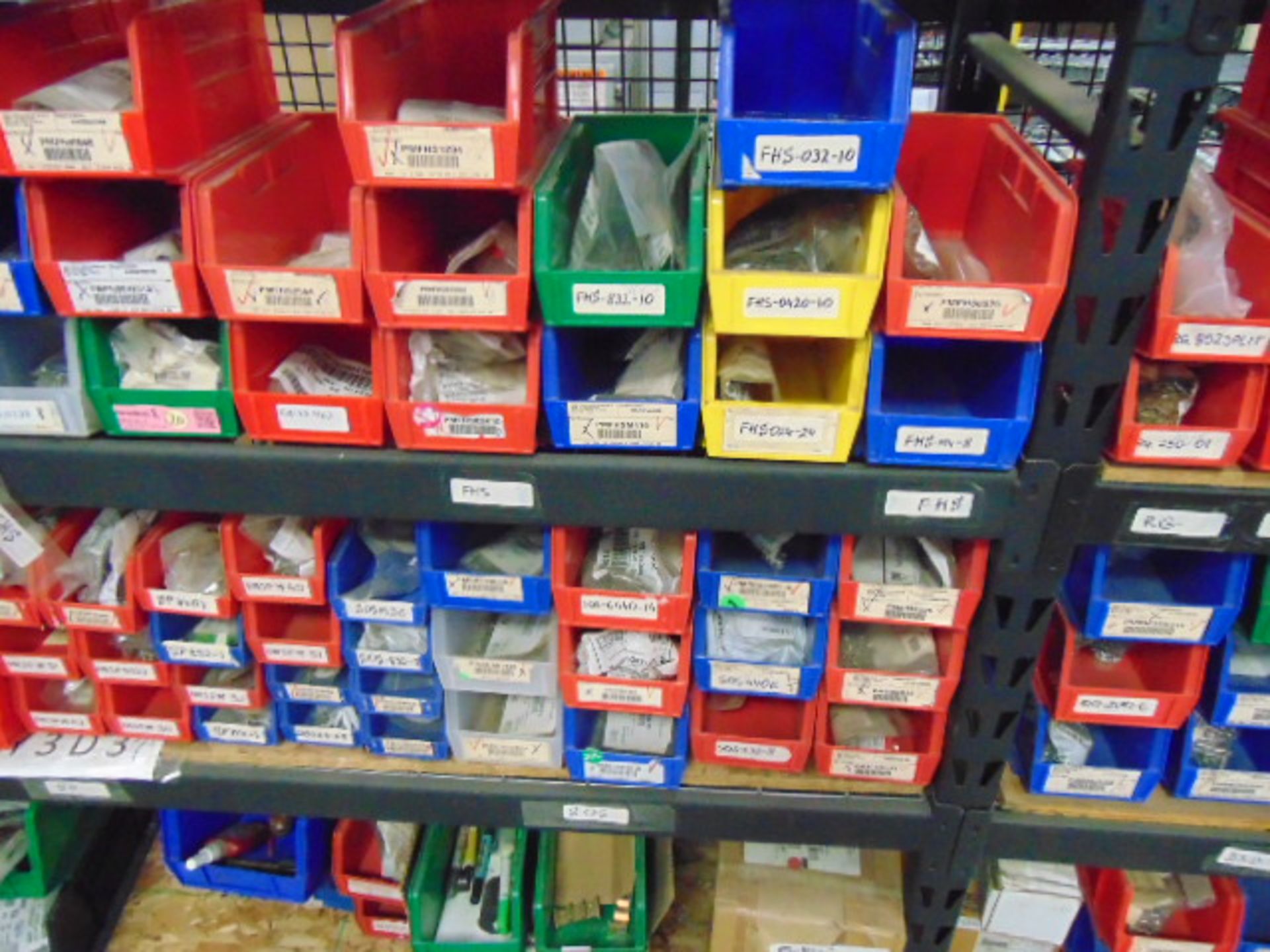 LOT CONSISTING OF: assorted fasteners, plastic bags & misc., w/ (7) assorted racks - Image 8 of 14