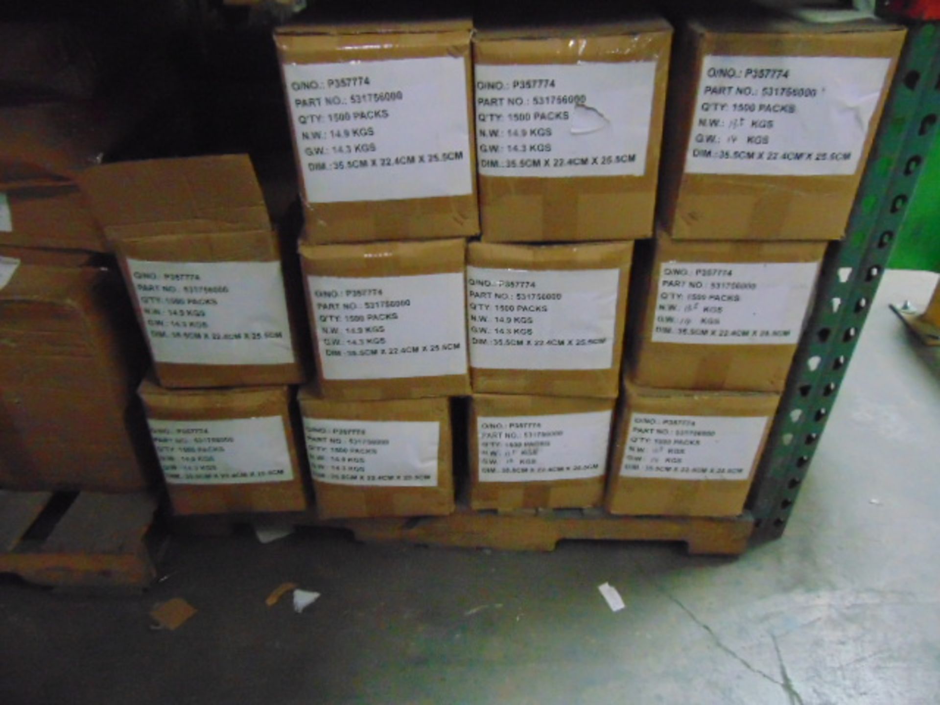 LOT CONSISTING OF: screws, nuts, springs & misc., (in three pallet racking sections) - Image 4 of 17