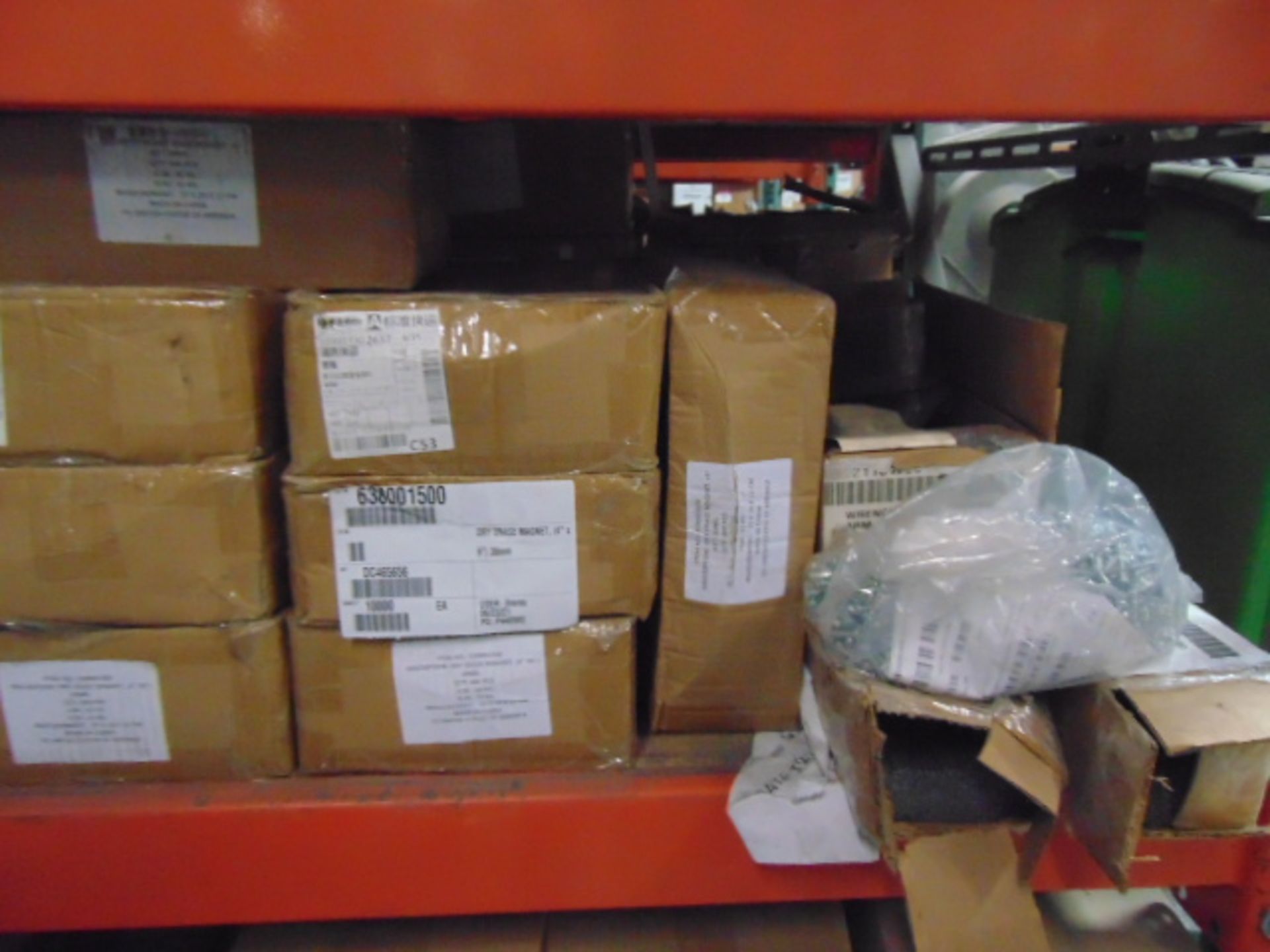 LOT CONSISTING OF: screws, nuts, springs & misc., (in three pallet racking sections) - Image 6 of 17