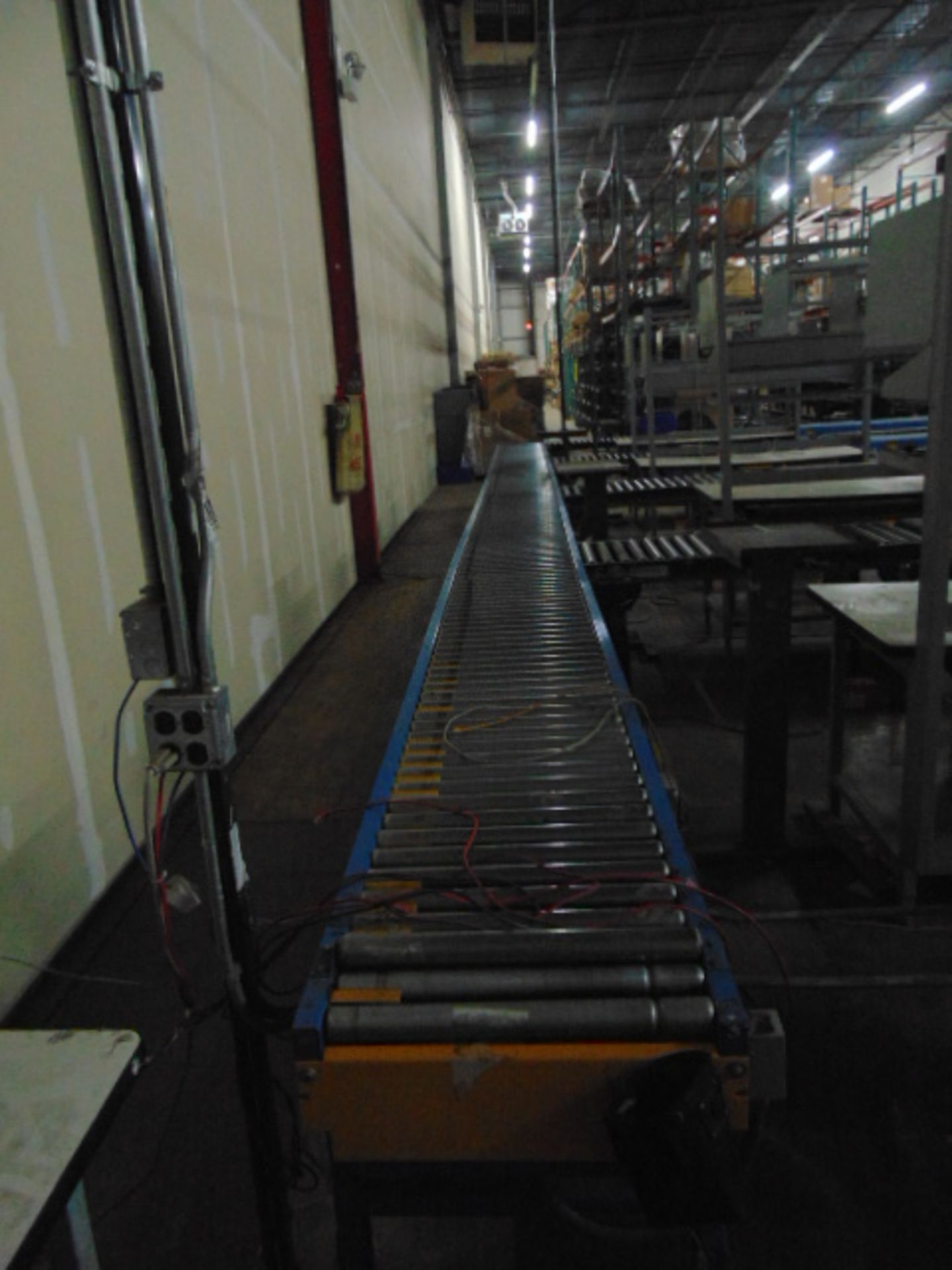 LOT OF CONVEYOR SYSTEMS: including (3) Hytrol 20" x 29' power belt conveyors, (1) 30' (est) power - Image 8 of 27