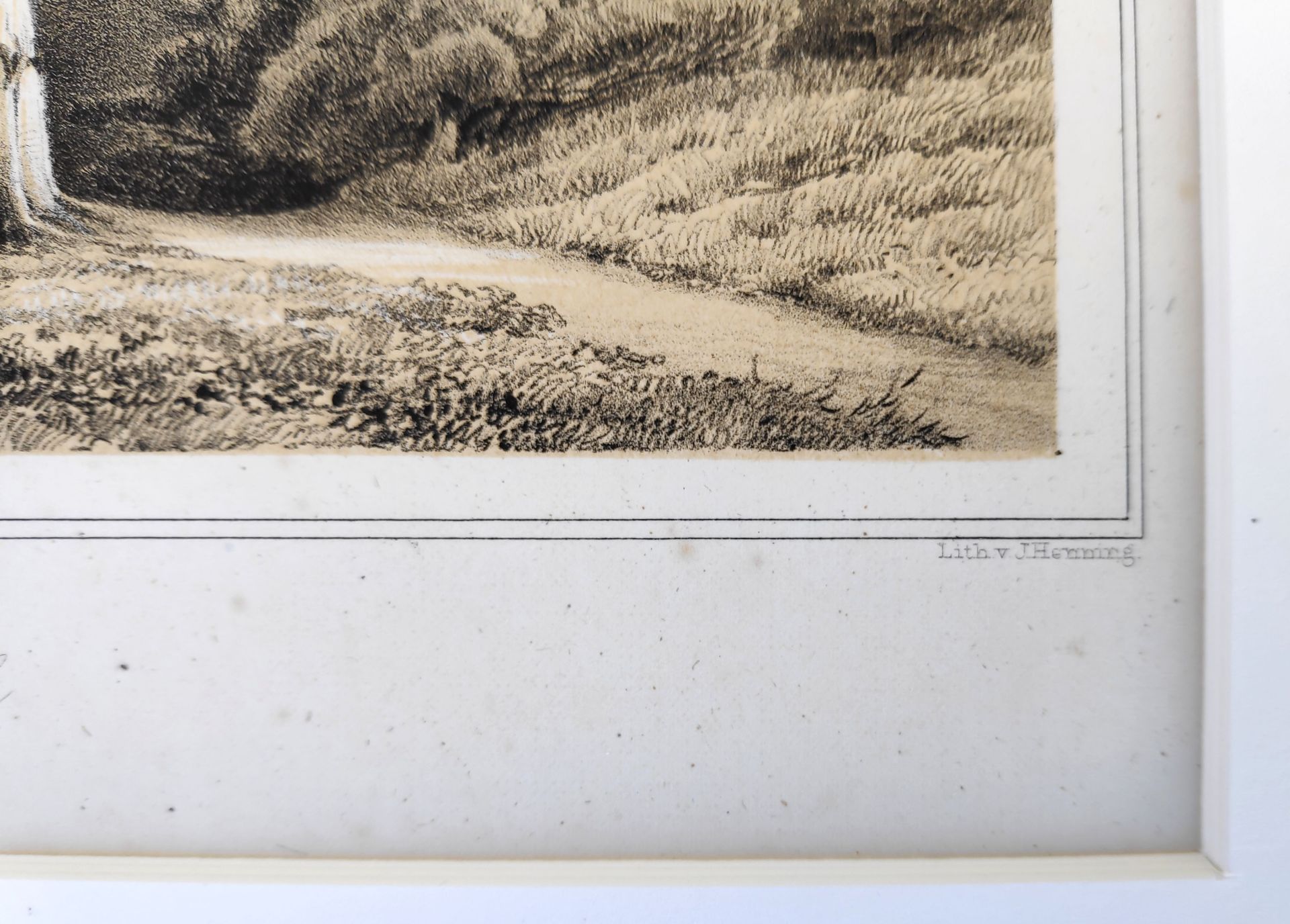 Schack, Wilhelmine von (1826 Berlin – 1853 Wittich) "Heringsdorf - Villa Schering mit Blick auf die - Bild 4 aus 4
