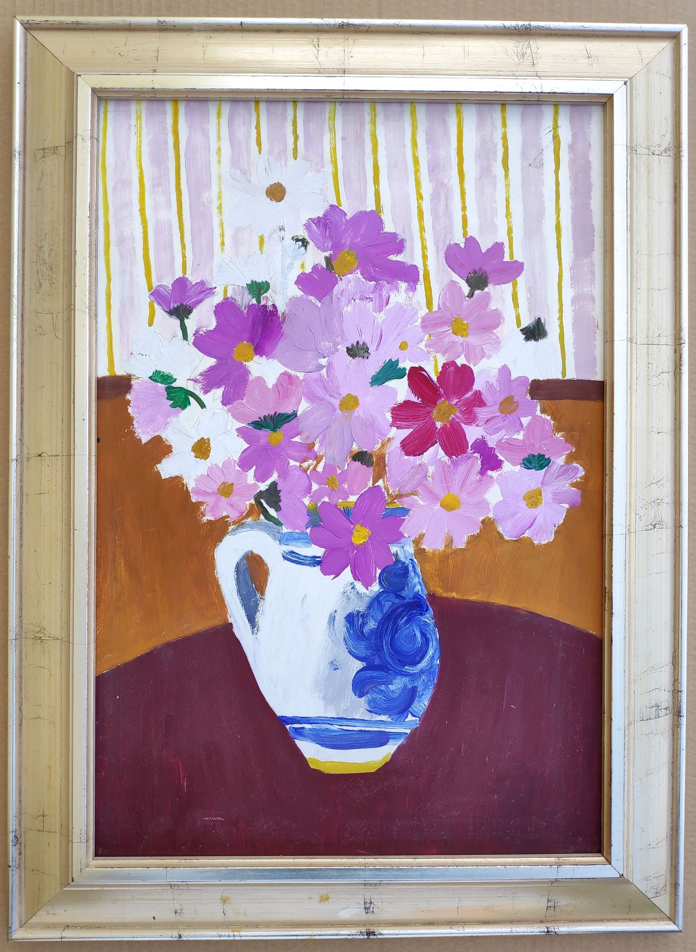 Womacka, Walter (1925 Obergeorgenthal/Böhmen - 2010 Berlin) „Vase mit Blumen“ - Image 2 of 2