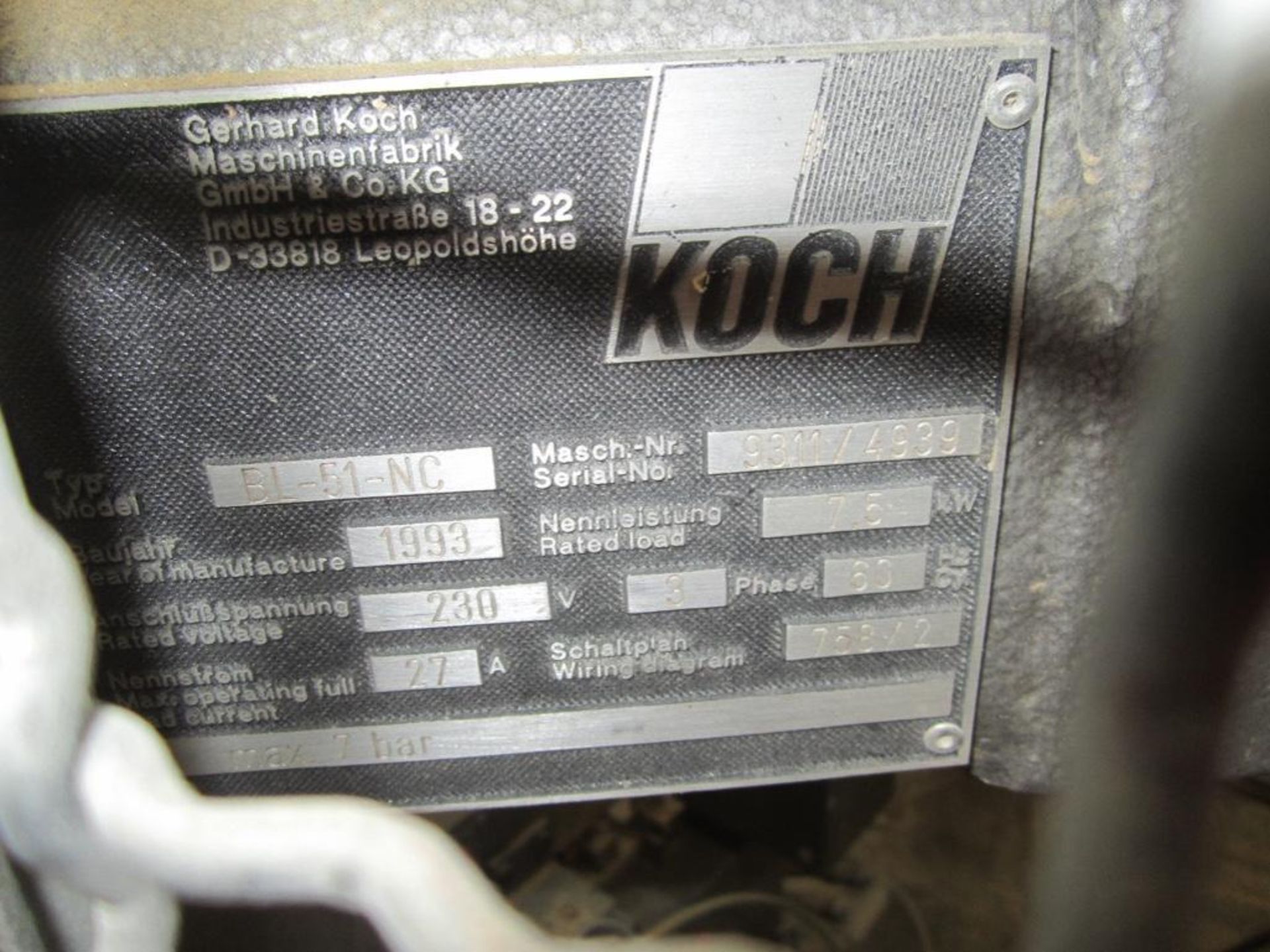 Koch Boring machine - Image 5 of 7