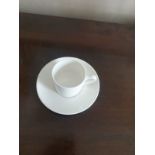 A Large Quantity Of White Cups And Saucers (Loc1st Floor Store)