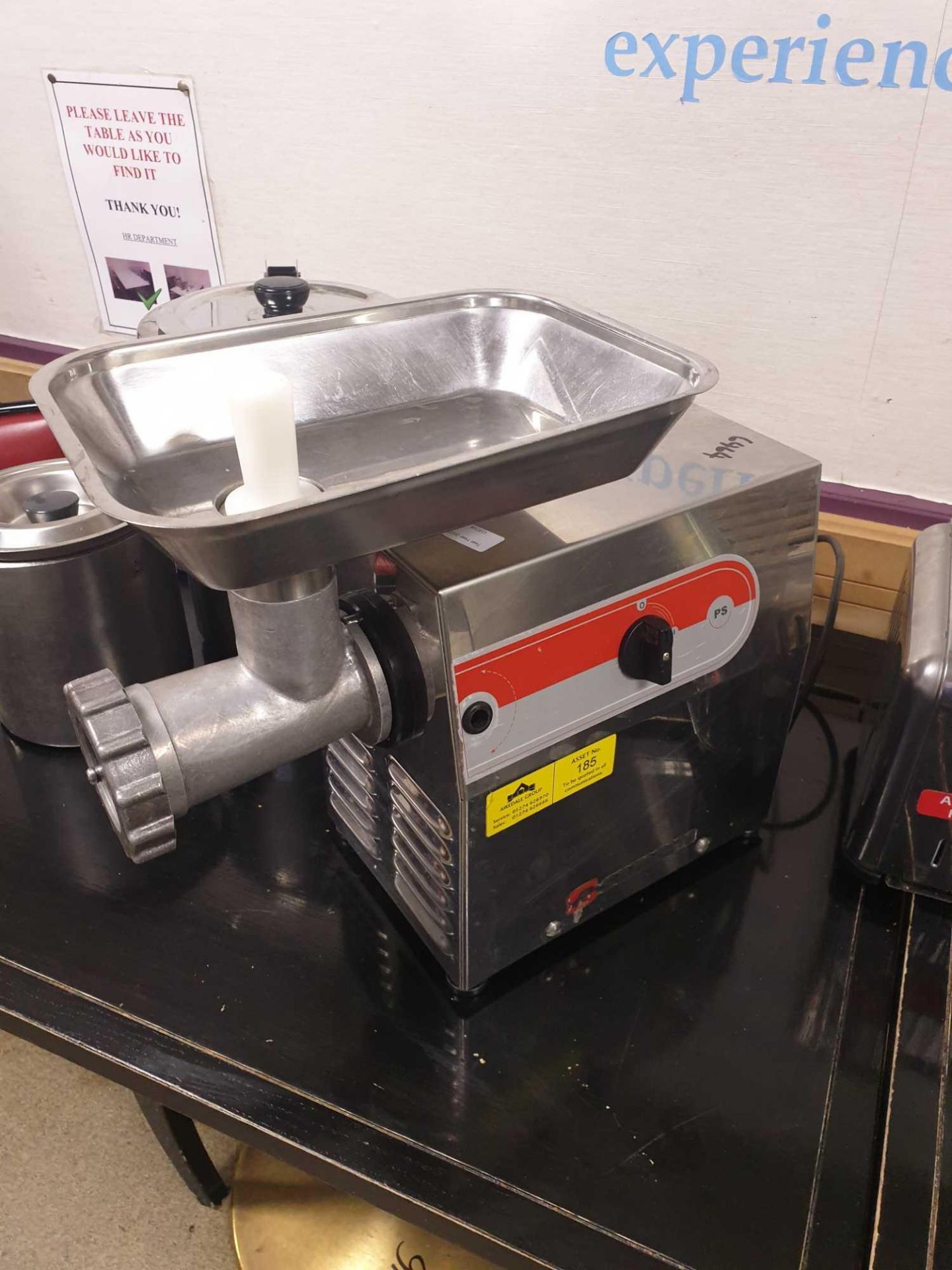 Sammic PS-12 (1050110) 100kg Meat Mincer 70mm Plate Diameter Stainless Steel Construction 227x - Image 2 of 2