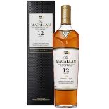 The Macallan Sherry Oak Cask 12 Year Old Single Malt Scotch Whisky Speyside Highlands, Scotland 70cl
