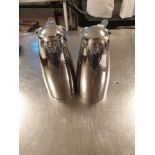 8x Stainless Steel Hot Water Flasks 200mm High