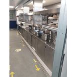 Stainless Steel Chef's Pass With 2-Tier Overhead Heated Gantry &Amp; Under Counter Hot Cupboards
