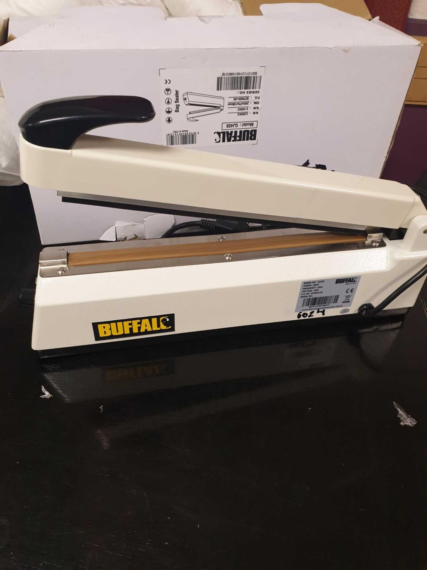 Buffalo GJ459 Bag Sealer 300mm 235x 430x 85mm Still In Box