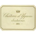 Chateau d'Yquem 2004 Sauternes 75cl ( Bid Is 1x Bottle )