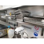 Stainless Steel Wall Mounted Shelf 1900mmx 300mm