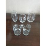 A Large Quantity Of Glassware As Found Champagne Wine And Water Glasses (Loc2nd Floor Store)