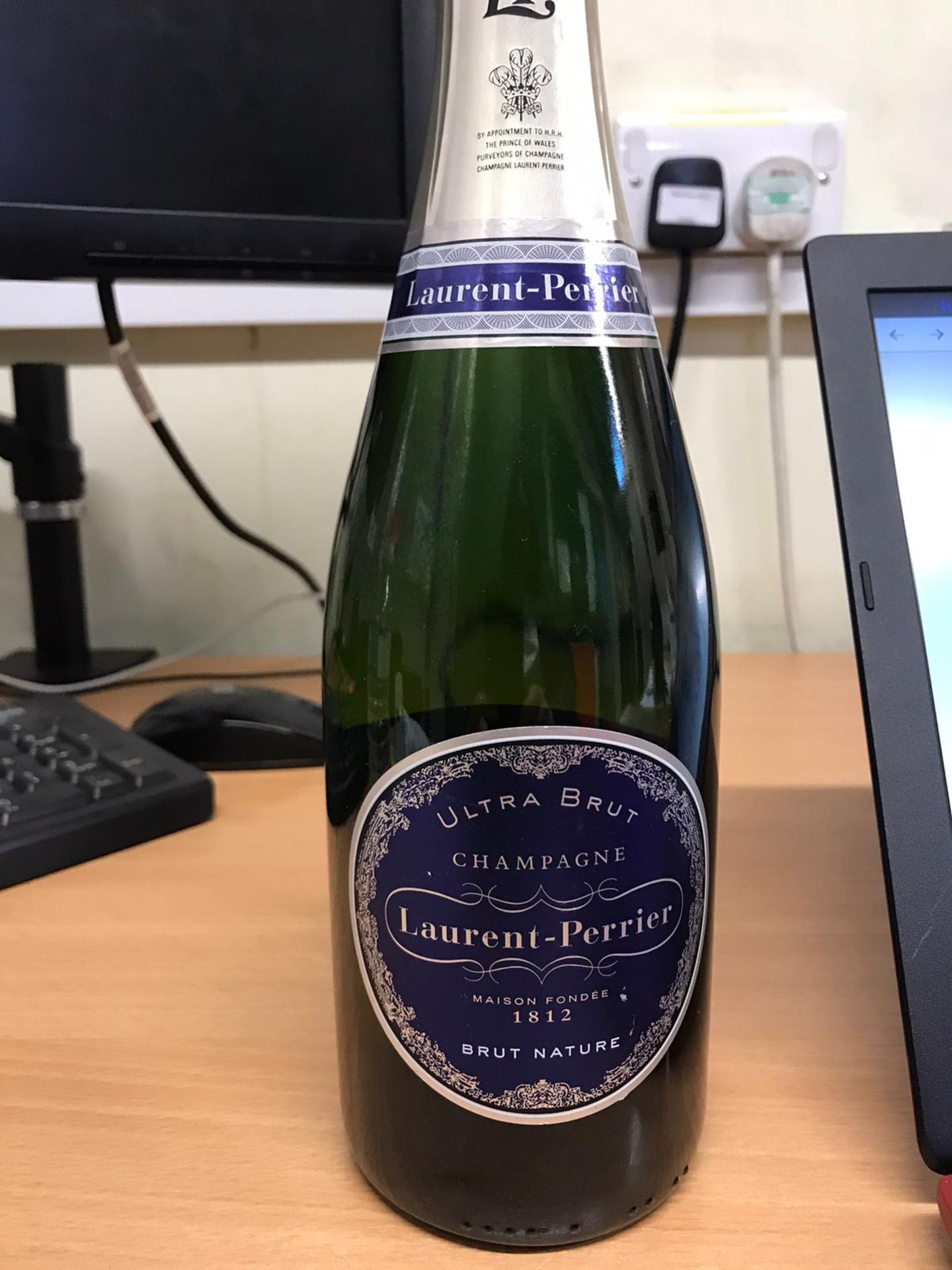 Laurent Perrier Cuvee Ultra Brut Champagne 750ml ( Bid Is For 1x Bottle Option To Purchase More)