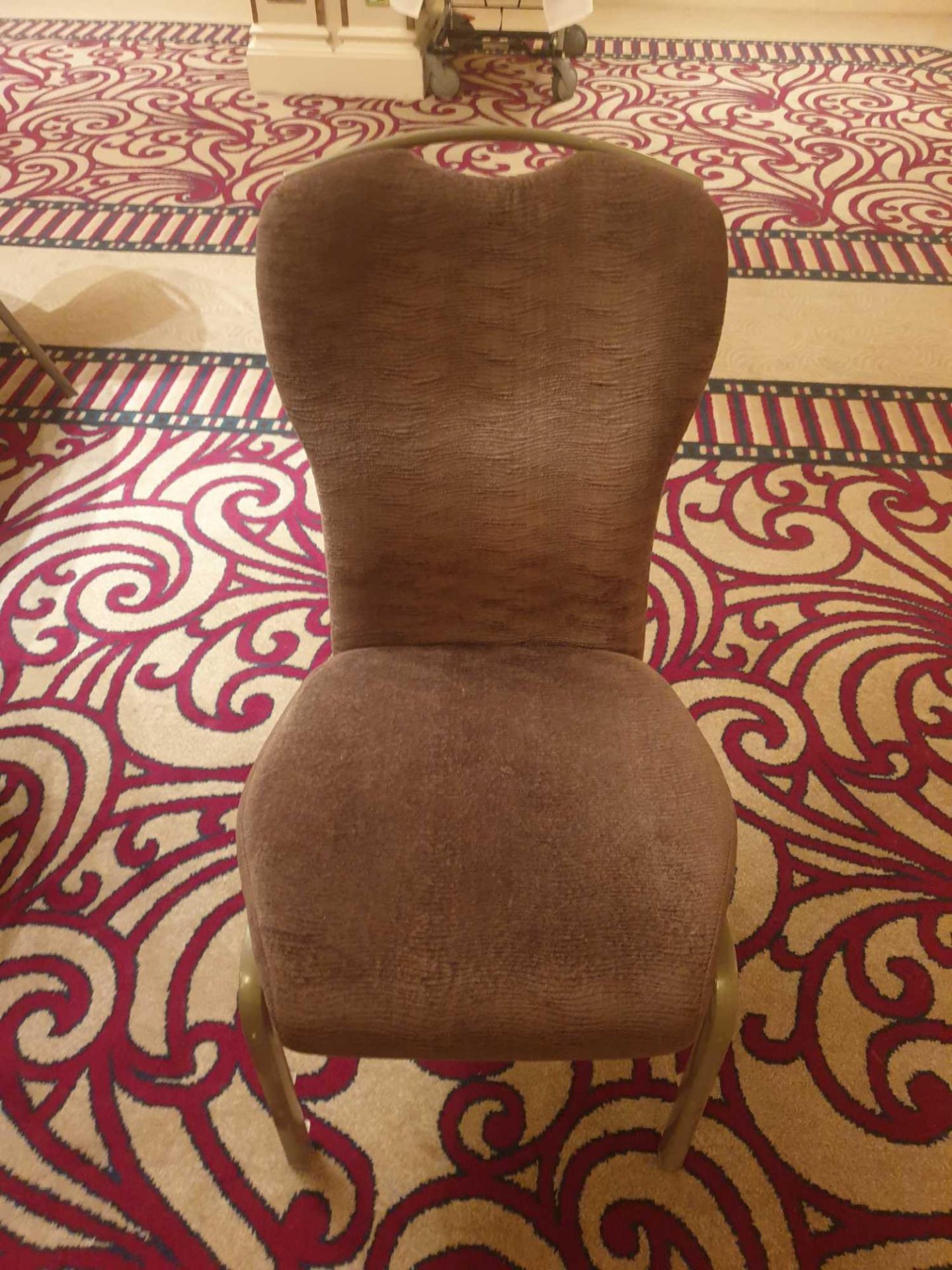 10x Burgess Taupe Upholstered Vario-Allday 21/7 Ergonomic Banqueting Chairs - Image 2 of 2