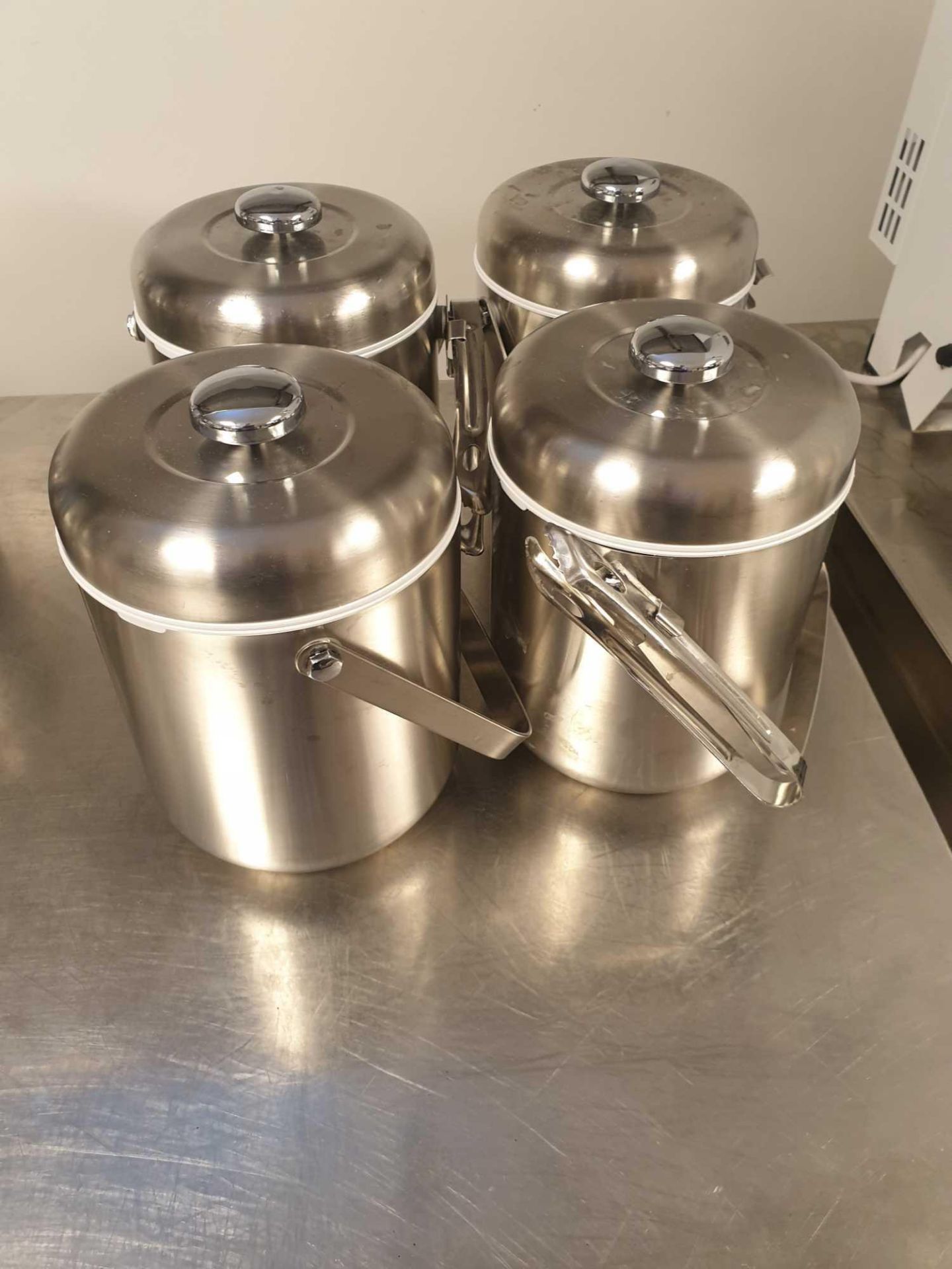 4x Stainless Steel Elia Ice Buckets