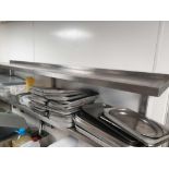 Stainless Steel Wall Mounted Shelf 1900mmx 300mm