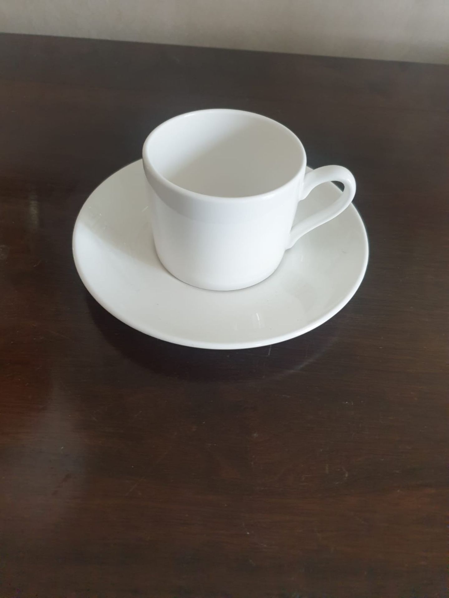 A Large Quantity Of White Cups And Saucers (Loc2nd Floor Store)