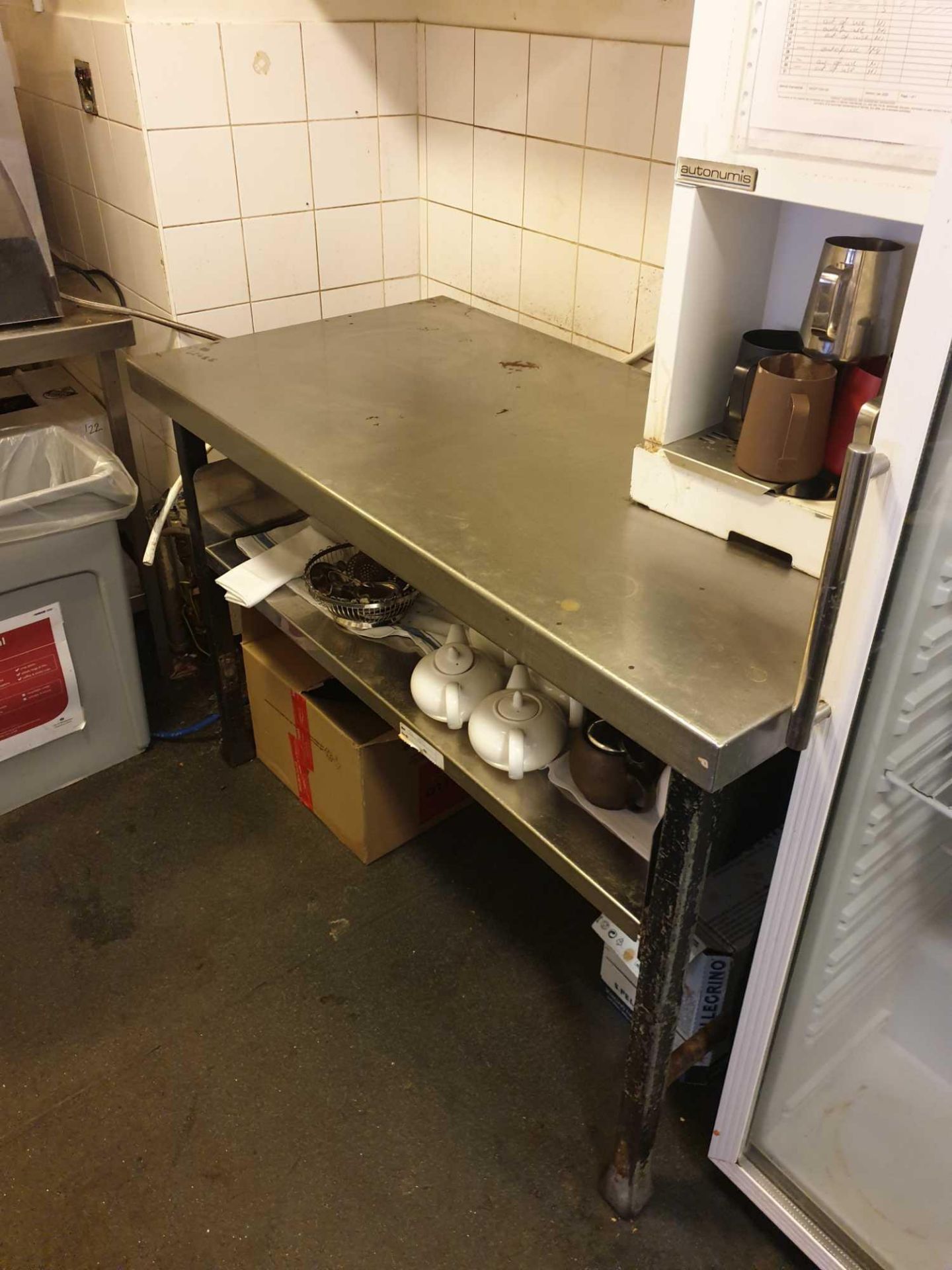 Stainless Steel Top Preparation Table 1200mmx 640mm